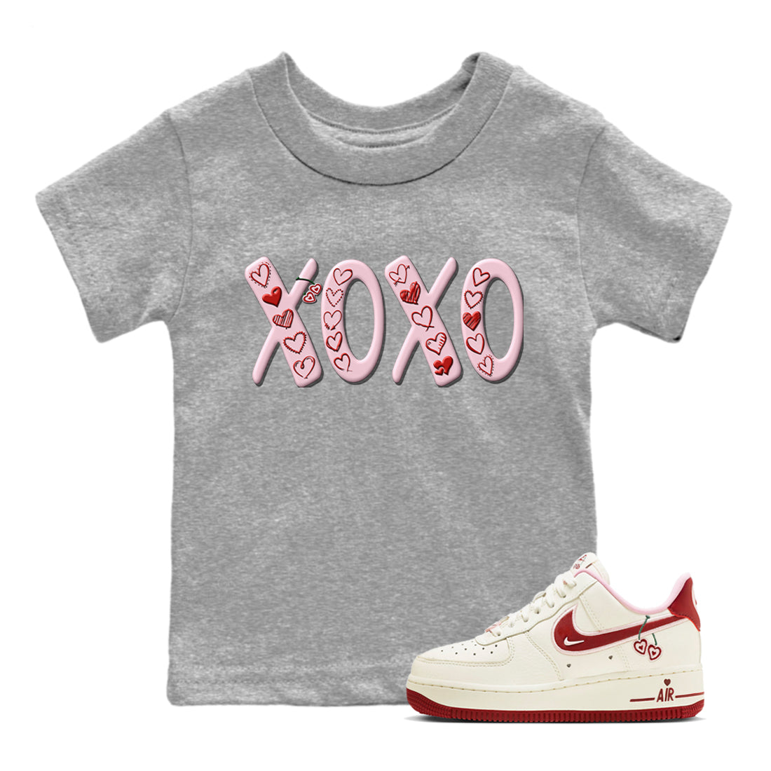 XOXO Kids Tops - Air Force 1 Valentines Day