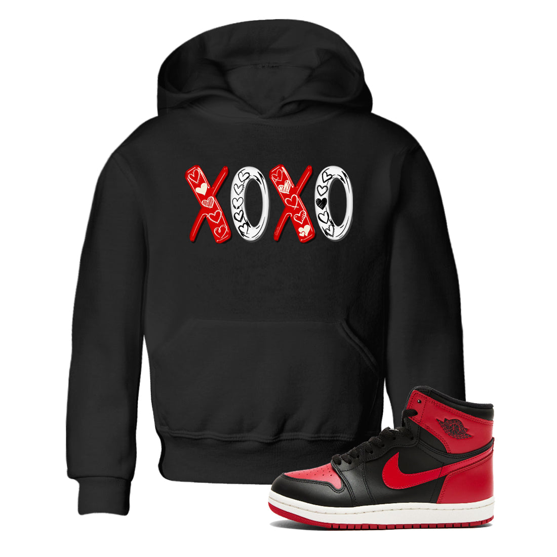XOXO snkmatch Tees Kids - Air Jordan 1 '85 Bred