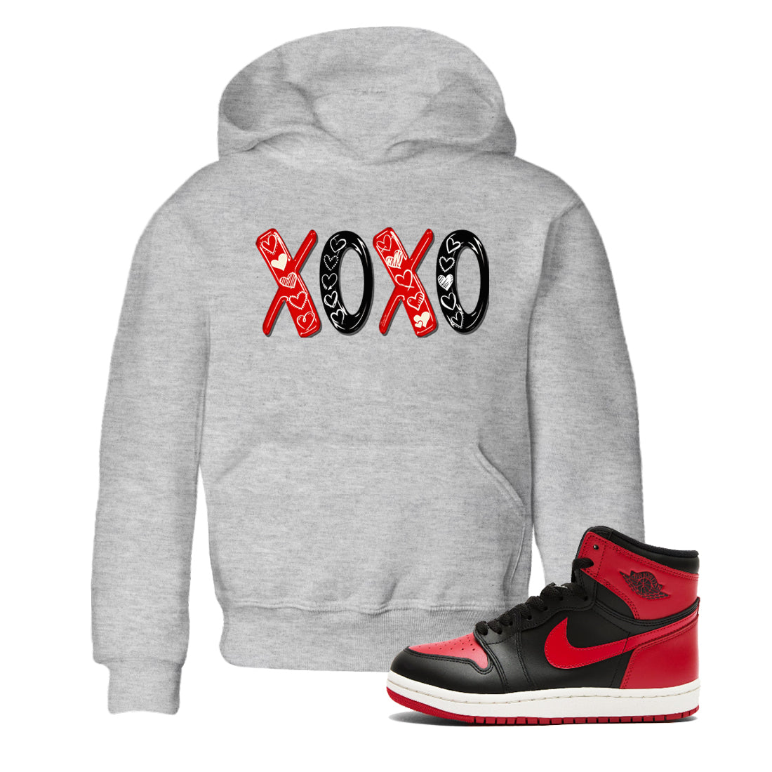XOXO snkmatch Tees Kids - Air Jordan 1 '85 Bred