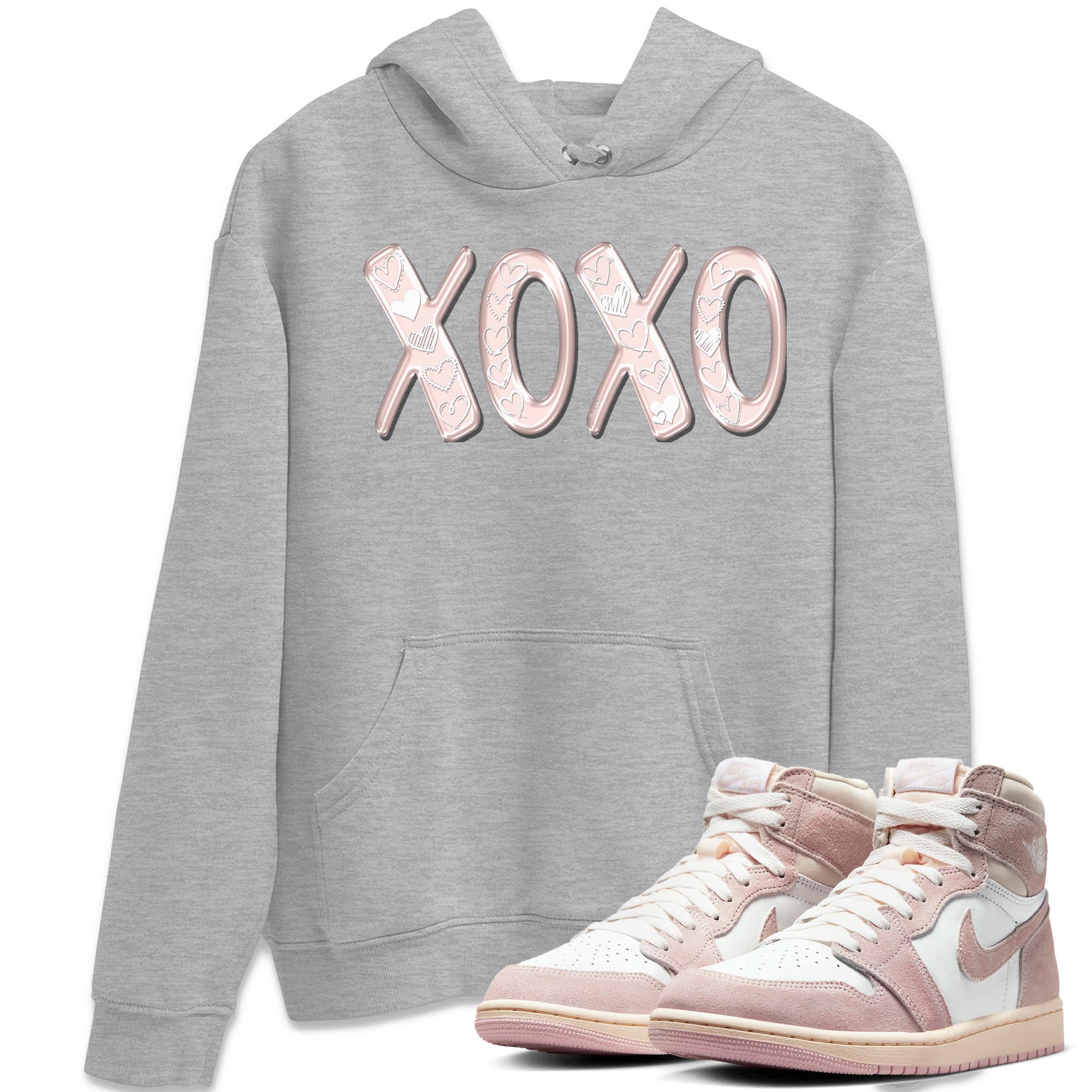 XOXO Unisex Tops - Air Jordan 1 Washed Pink