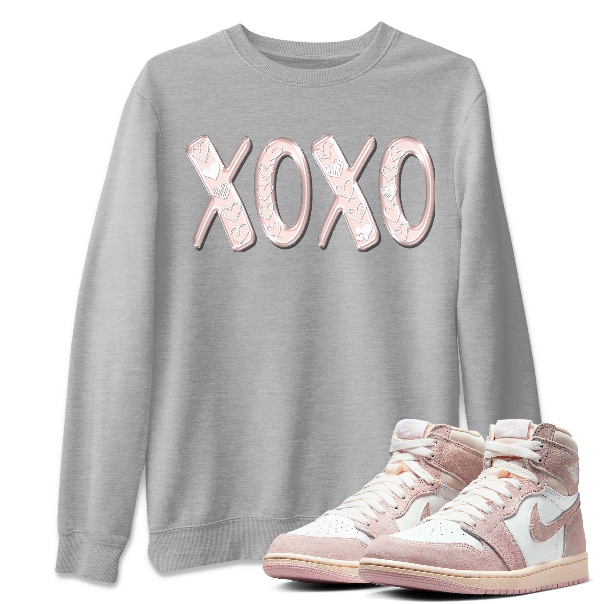 XOXO Unisex Tops - Air Jordan 1 Washed Pink