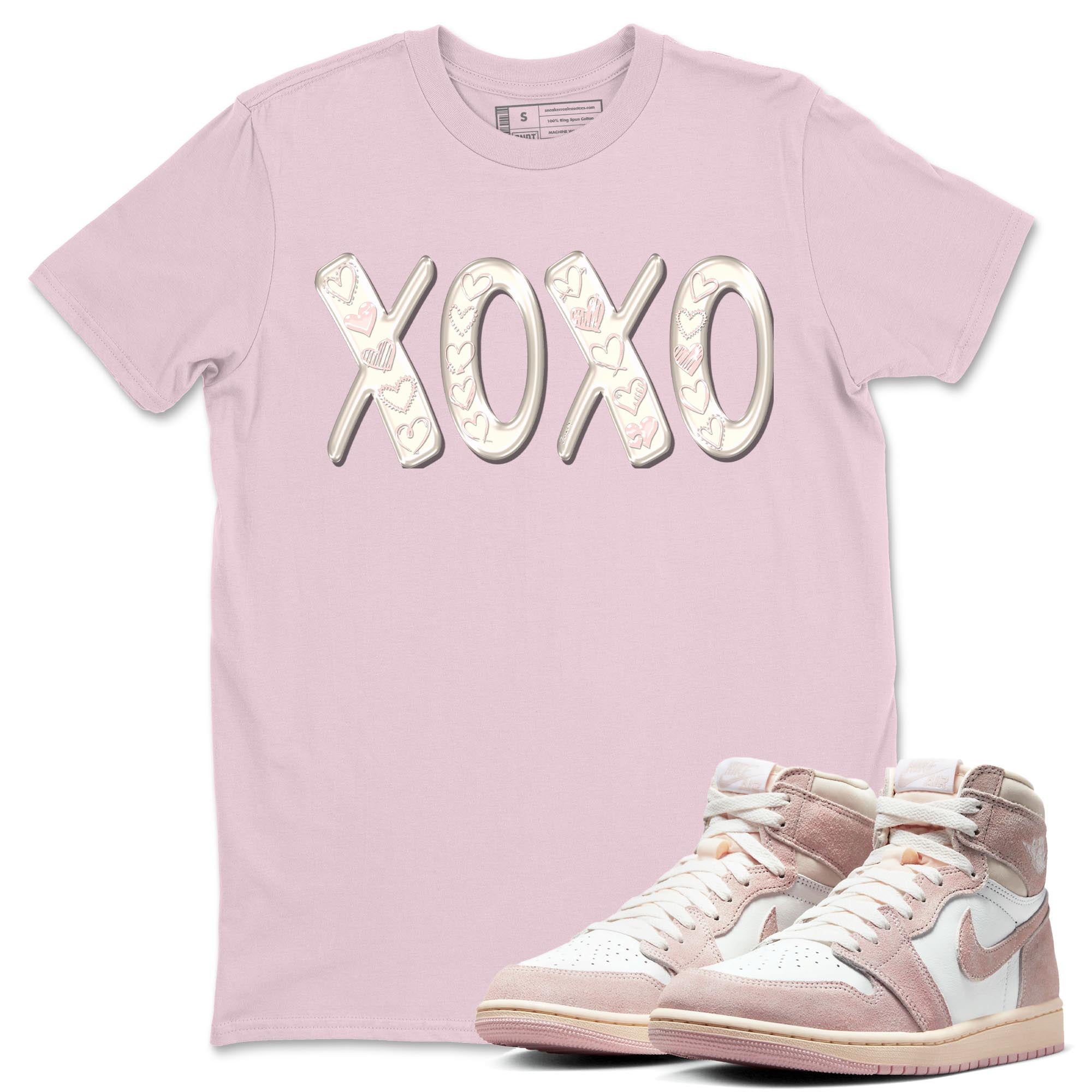 XOXO Unisex Tops - Air Jordan 1 Washed Pink