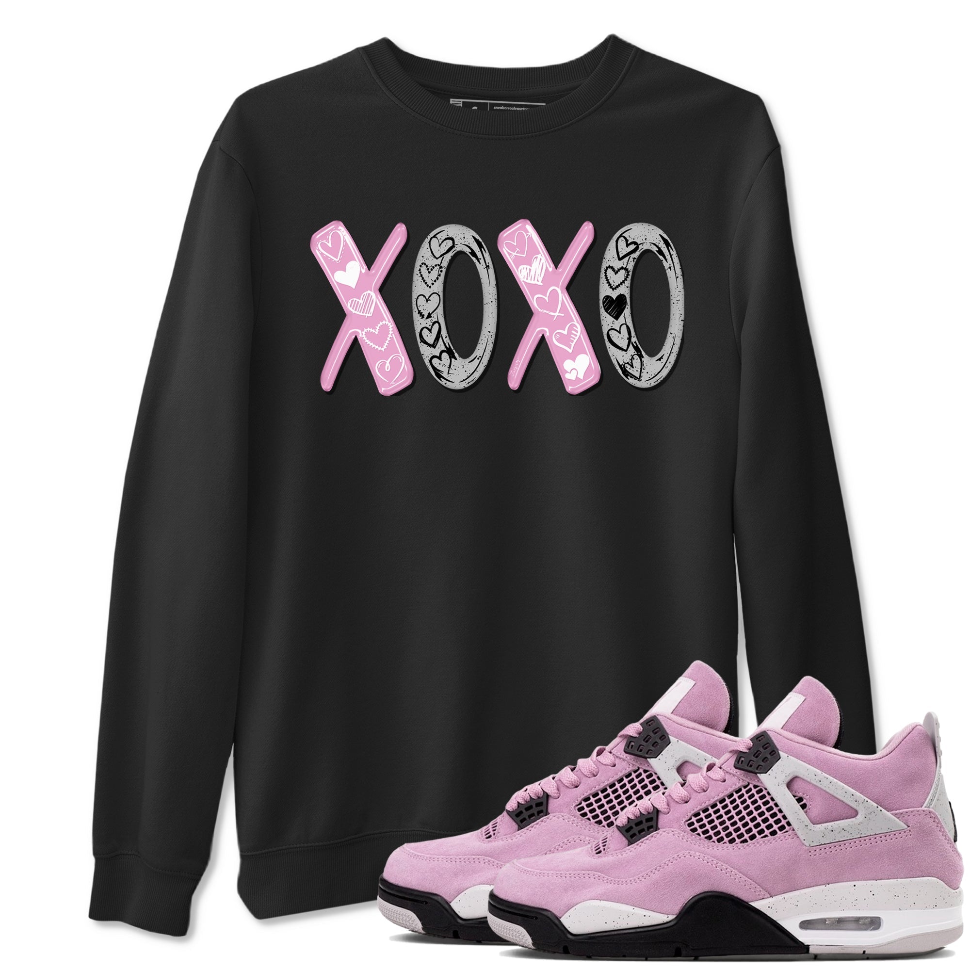 XOXO snkmatch Tees - Air Jordan 4 Orchid