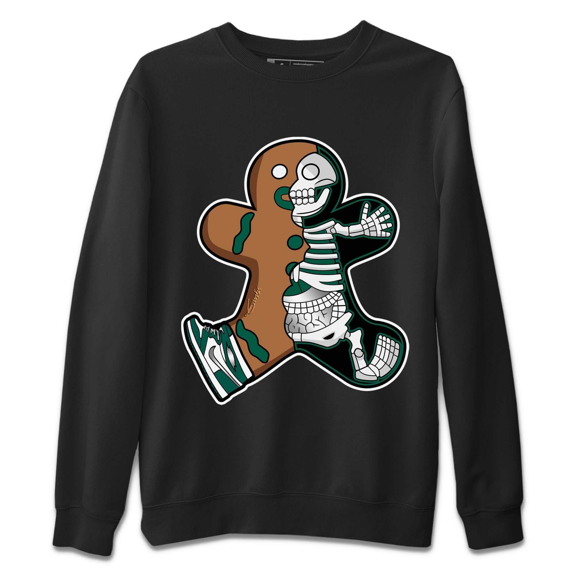 Xray Gingerbread Man Unisex Tops - Air Jordan 1 Gorge Green