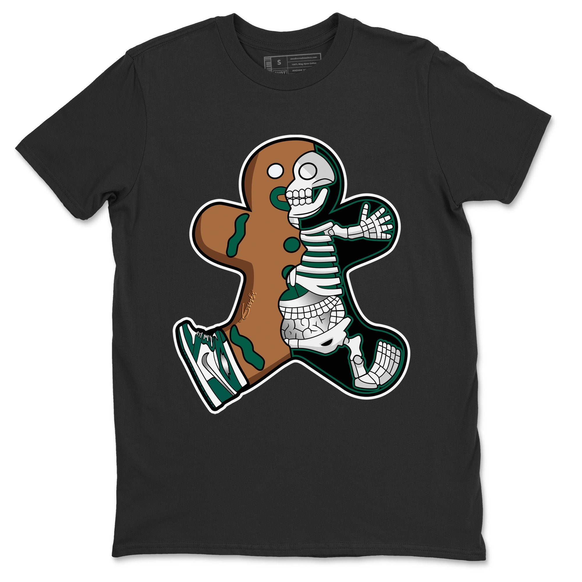 Xray Gingerbread Man Unisex Tops - Air Jordan 1 Gorge Green