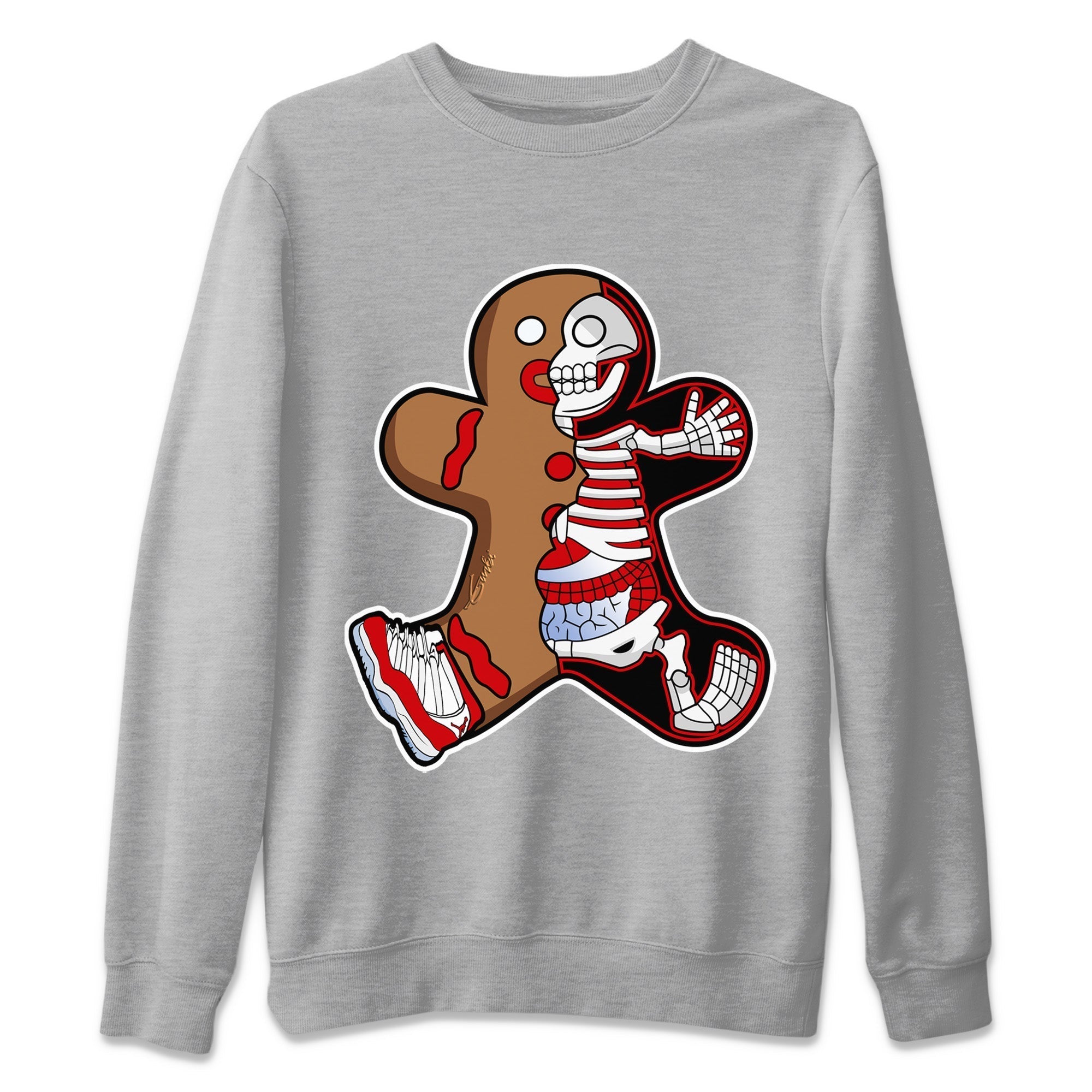 Xray Gingerbread Man Unisex Tops - Air Jordan 11 Cherry