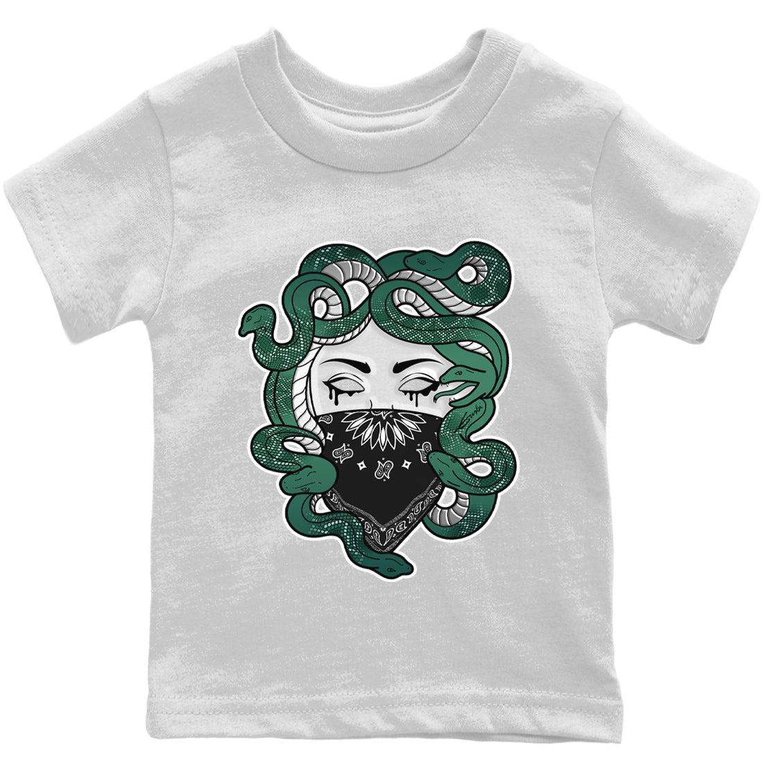 Medusa Kids Tops - Air Jordan 1 Gorge Green
