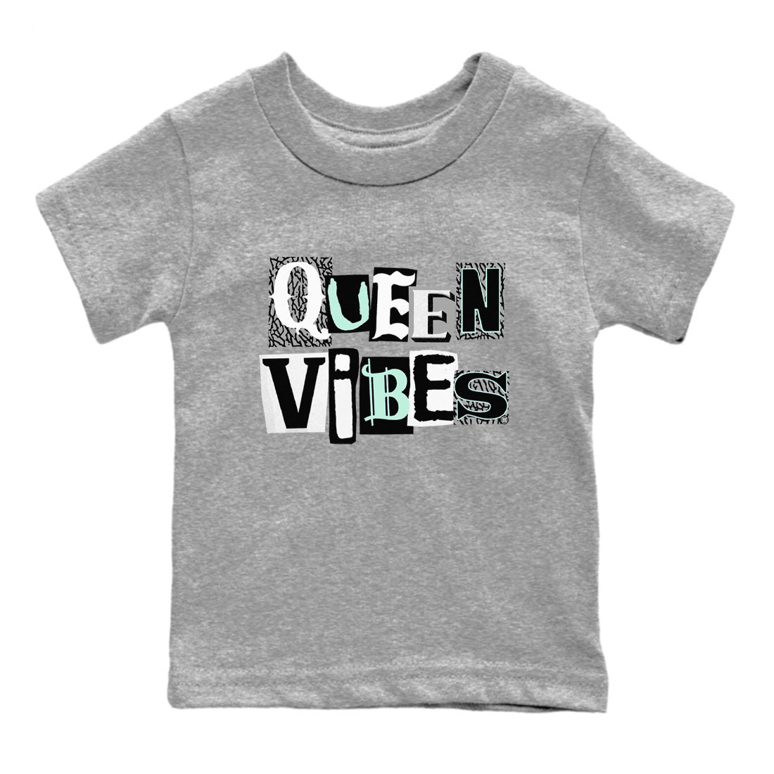 Queen Vibes snkmatch Tees Kids - Air Jordan 3 Green Glow