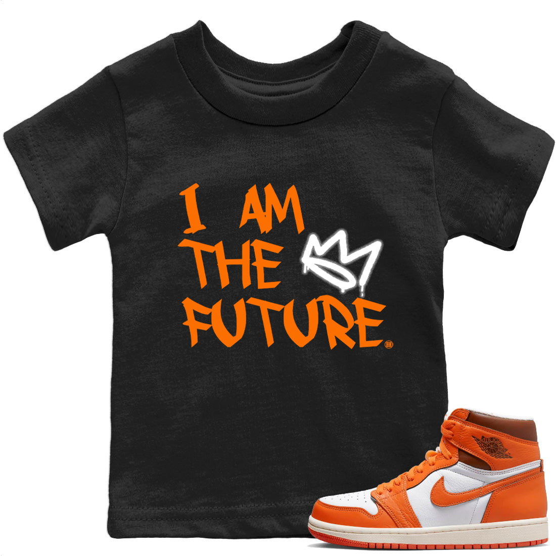 I Am The Future Kids Tops - Air Jordan 1 Starfish