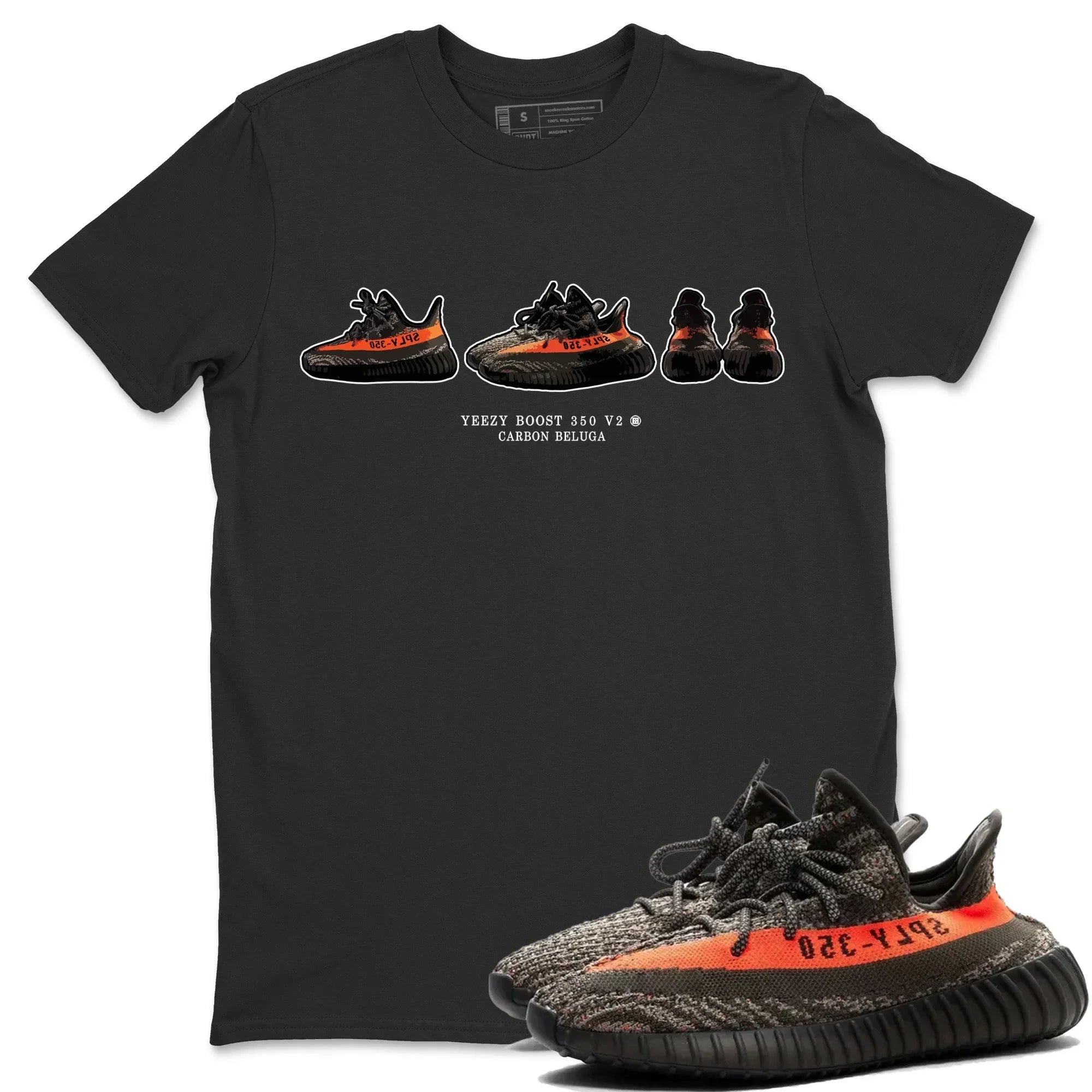 snkmatch Prelude Unisex Tops - Yeezy 350 Carbon Beluga