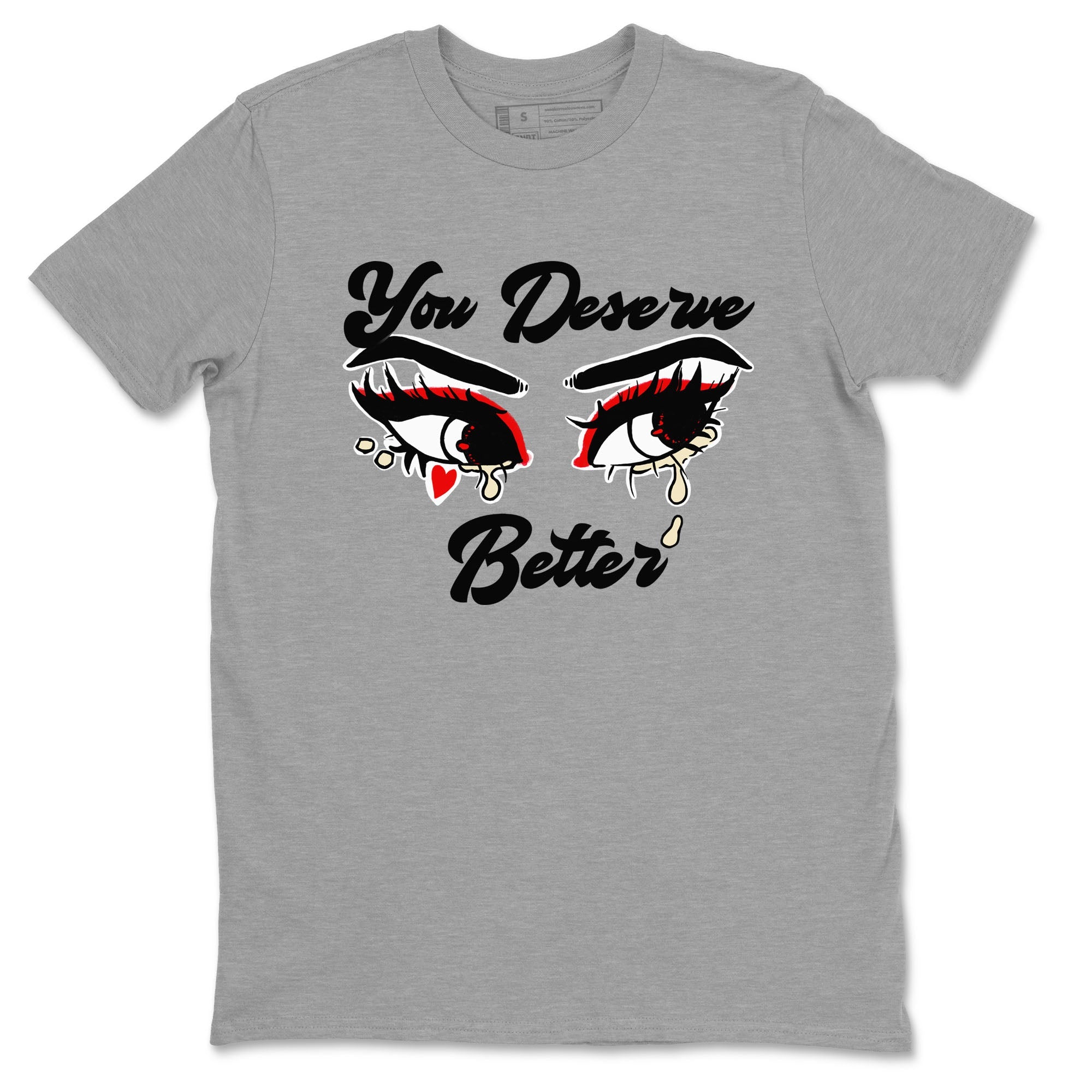 You Deserve Better snkmatch Tees - Air Jordan 1 Black Toe Reimagined