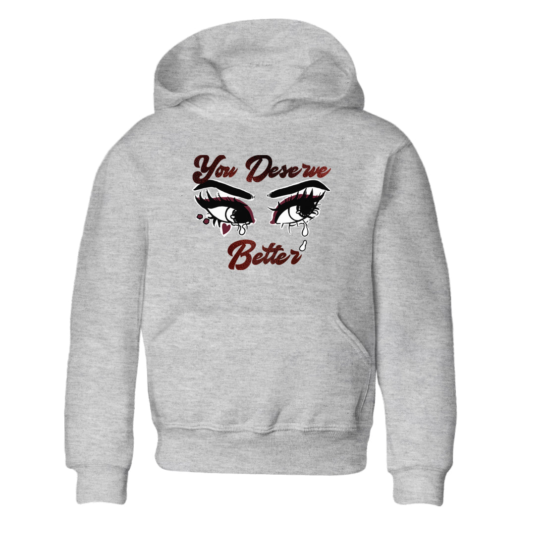 You Deserve Better snkmatch Tees Kids - Air Jordan 1 Metallic Burgundy