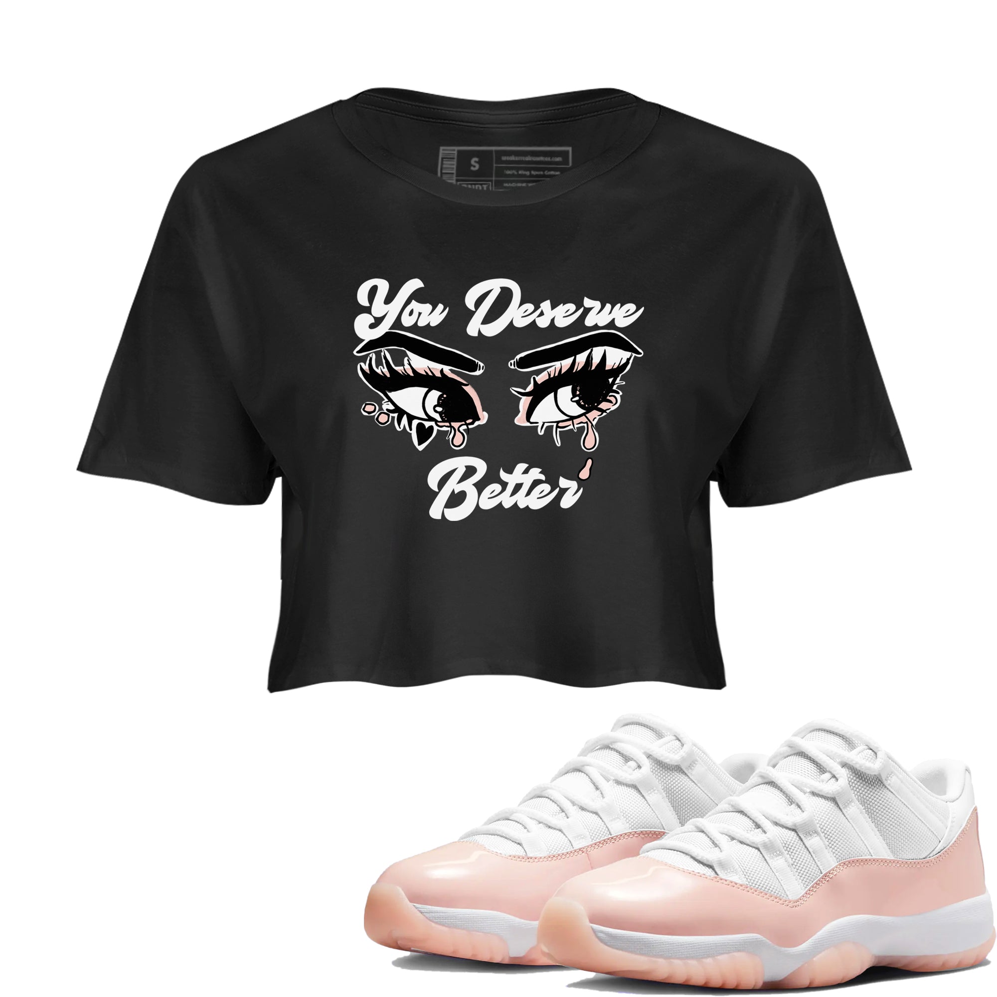 You Deserve Better snkmatch Women's Top - Air Jordan 11 Legend Pink