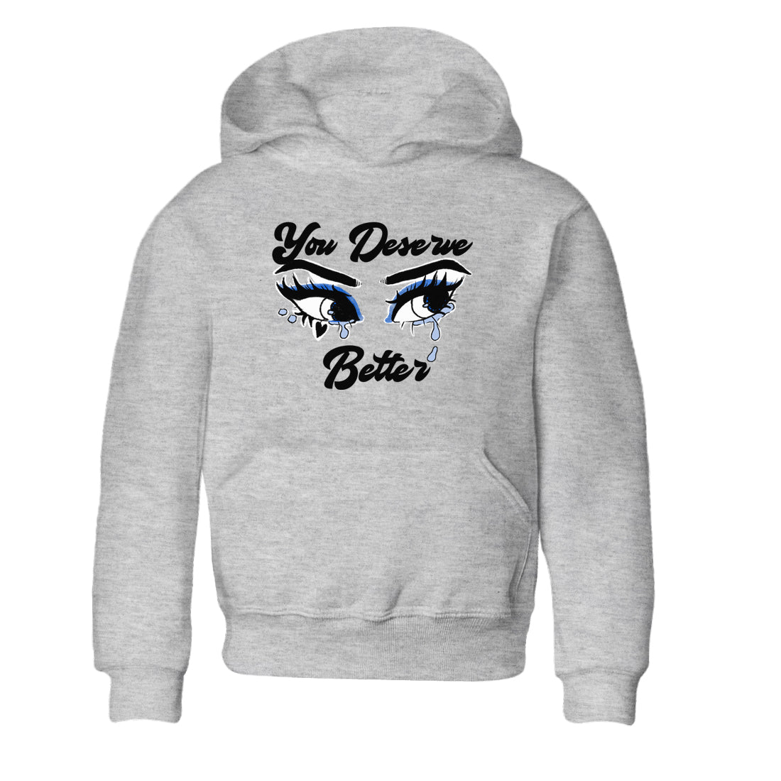 You Deserve Better snkmatch Tees Kids - Air Jordan 11 Black and Varsity Royal
