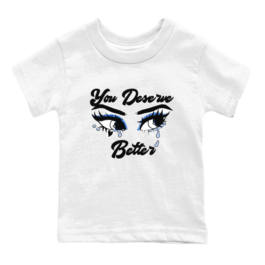 You Deserve Better snkmatch Tees Kids - Air Jordan 11 Black and Varsity Royal
