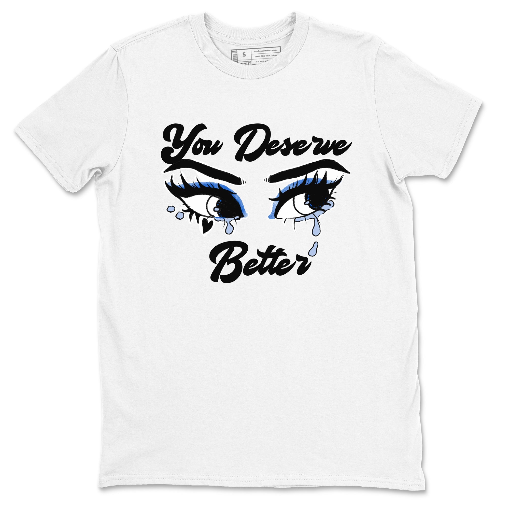 You Deserve Better snkmatch Tees - Air Jordan 11 Black and Varsity Royal