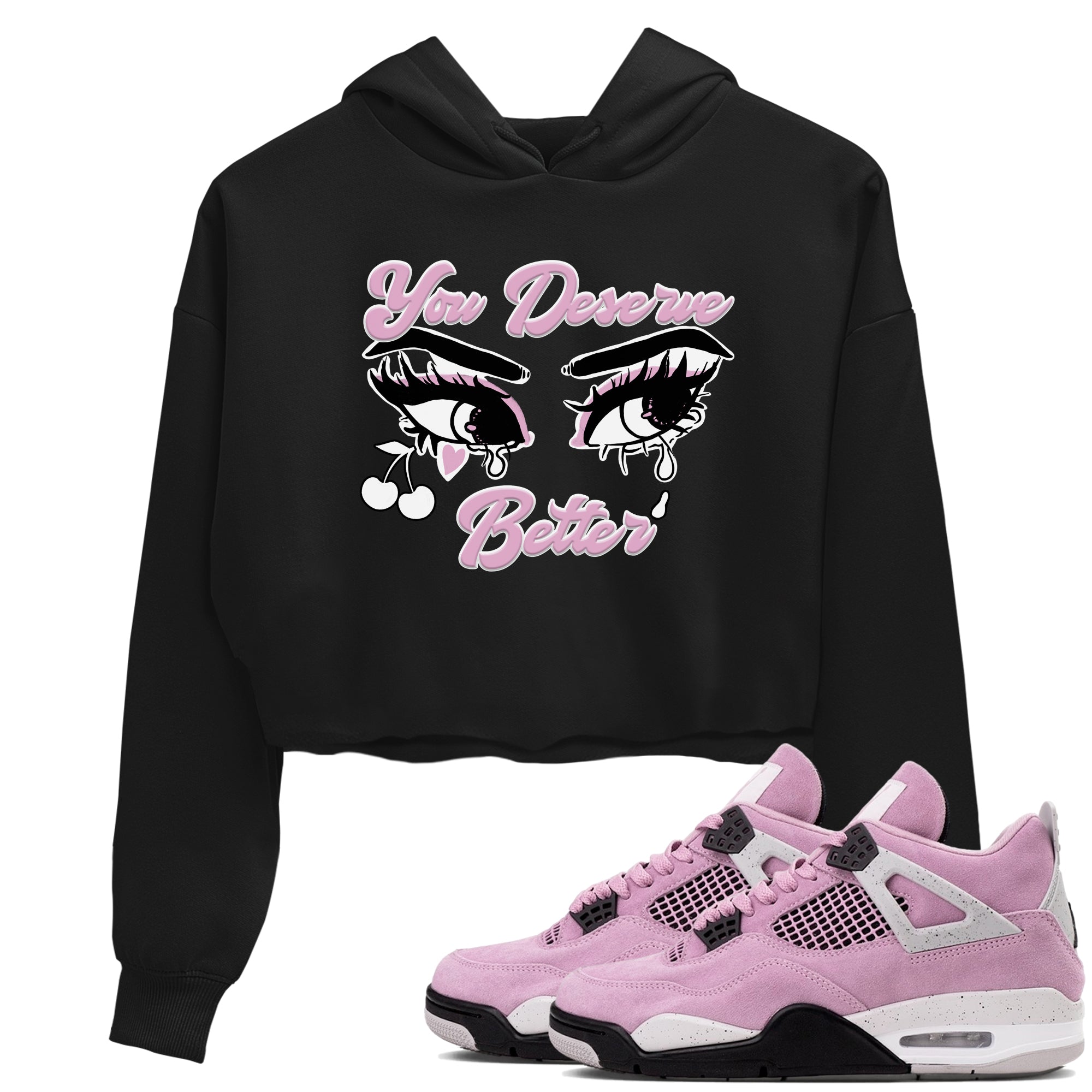 You Deserve Better snkmatch Women's Top - Air Jordan 4 Orchid