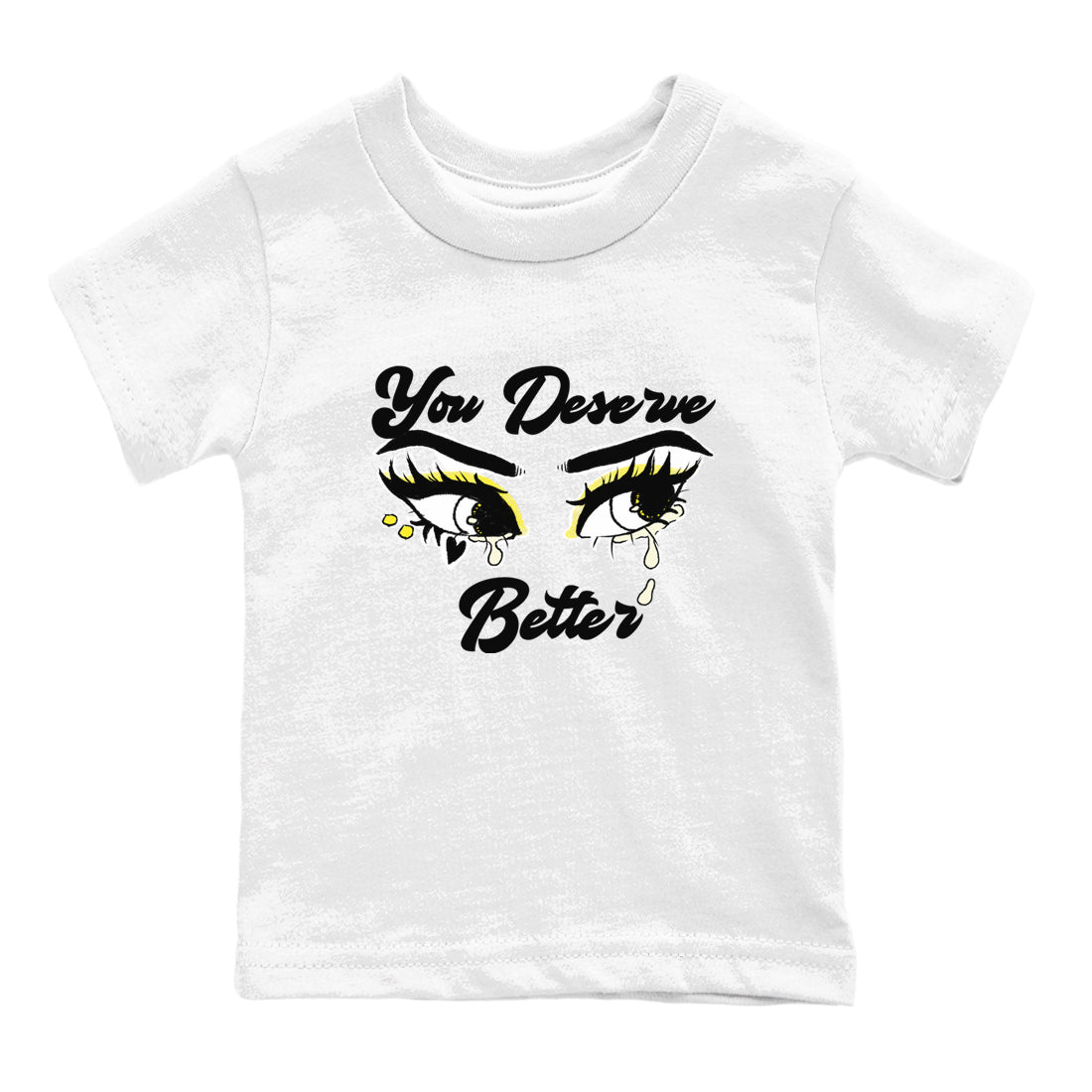 You Deserve Better snkmatch Tees Kids - Air Jordan 4 Vivid Sulfur