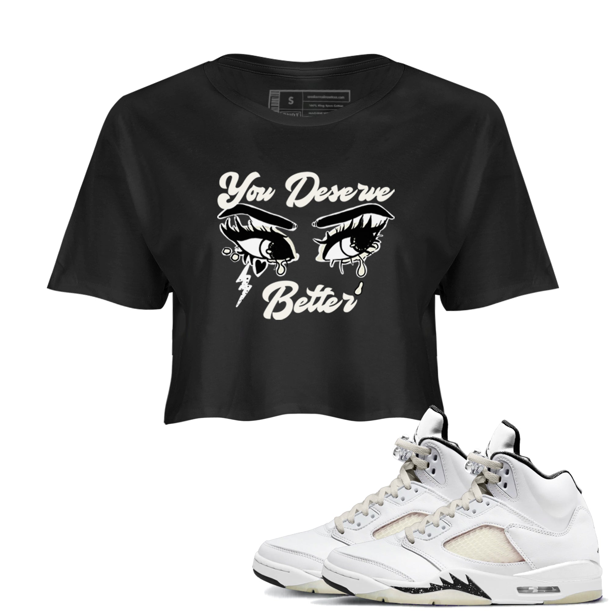 You Deserve Better snkmatch Women's Top - Air Jordan 5 Sail