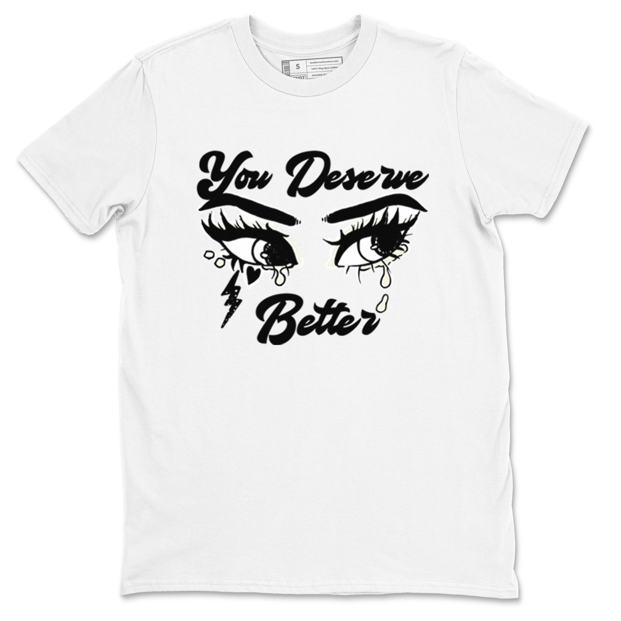 You Deserve Better snkmatch Tees - Air Jordan 5 Sail