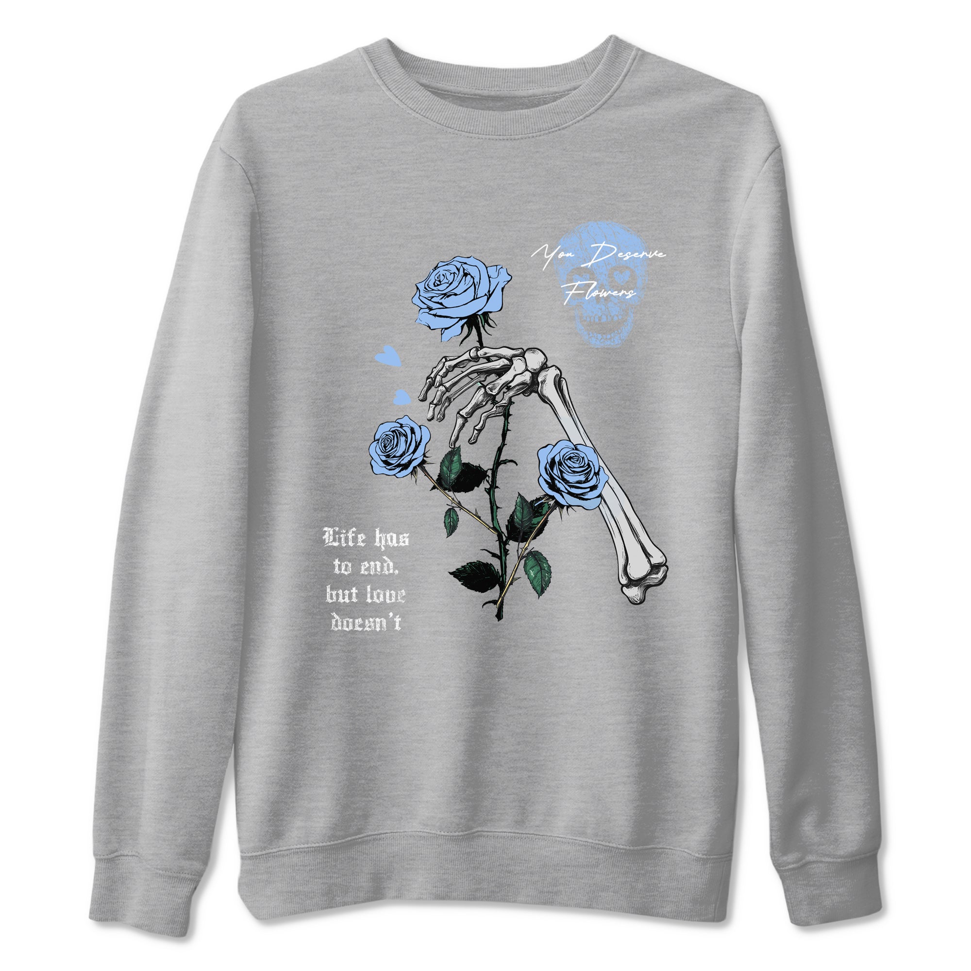 You Deserve Flowers snkmatch Tees - Air Jordan 4 Forget Me Not