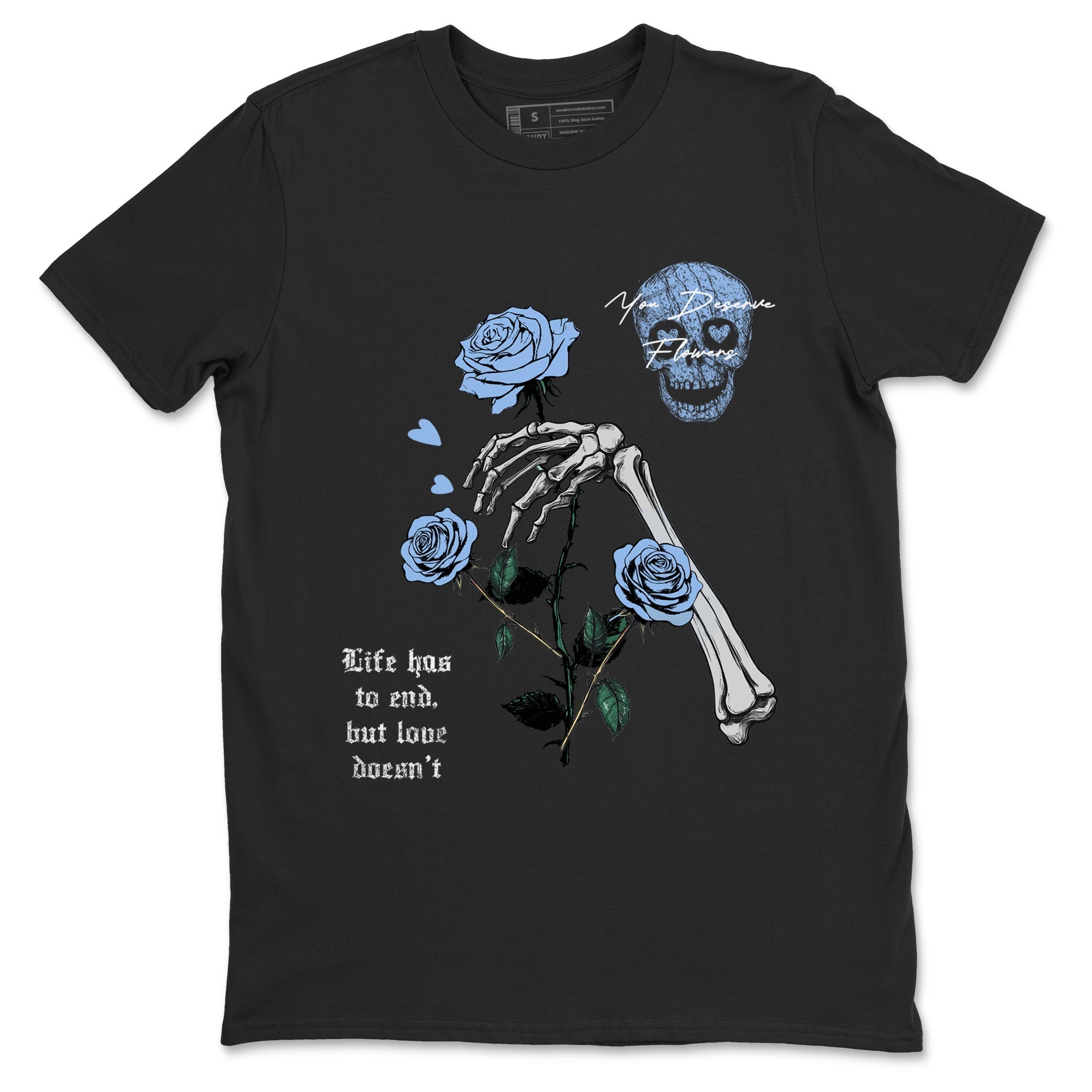 You Deserve Flowers snkmatch Tees - Air Jordan 4 Forget Me Not