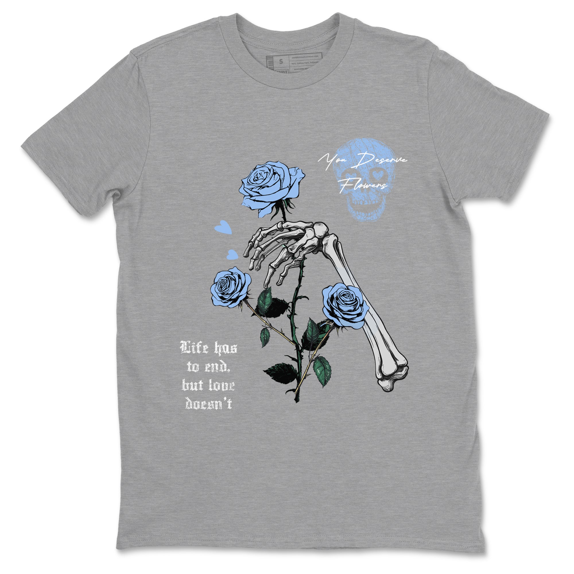 You Deserve Flowers snkmatch Tees - Air Jordan 4 Forget Me Not