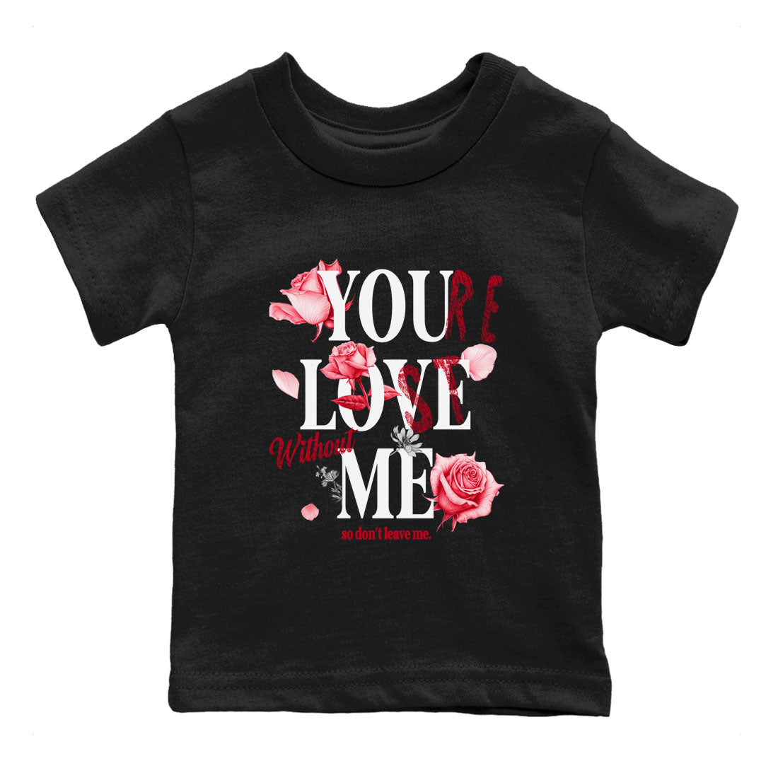 You Love Me snkmatch Tees Kids - Air Jordan 1 '85 Bred