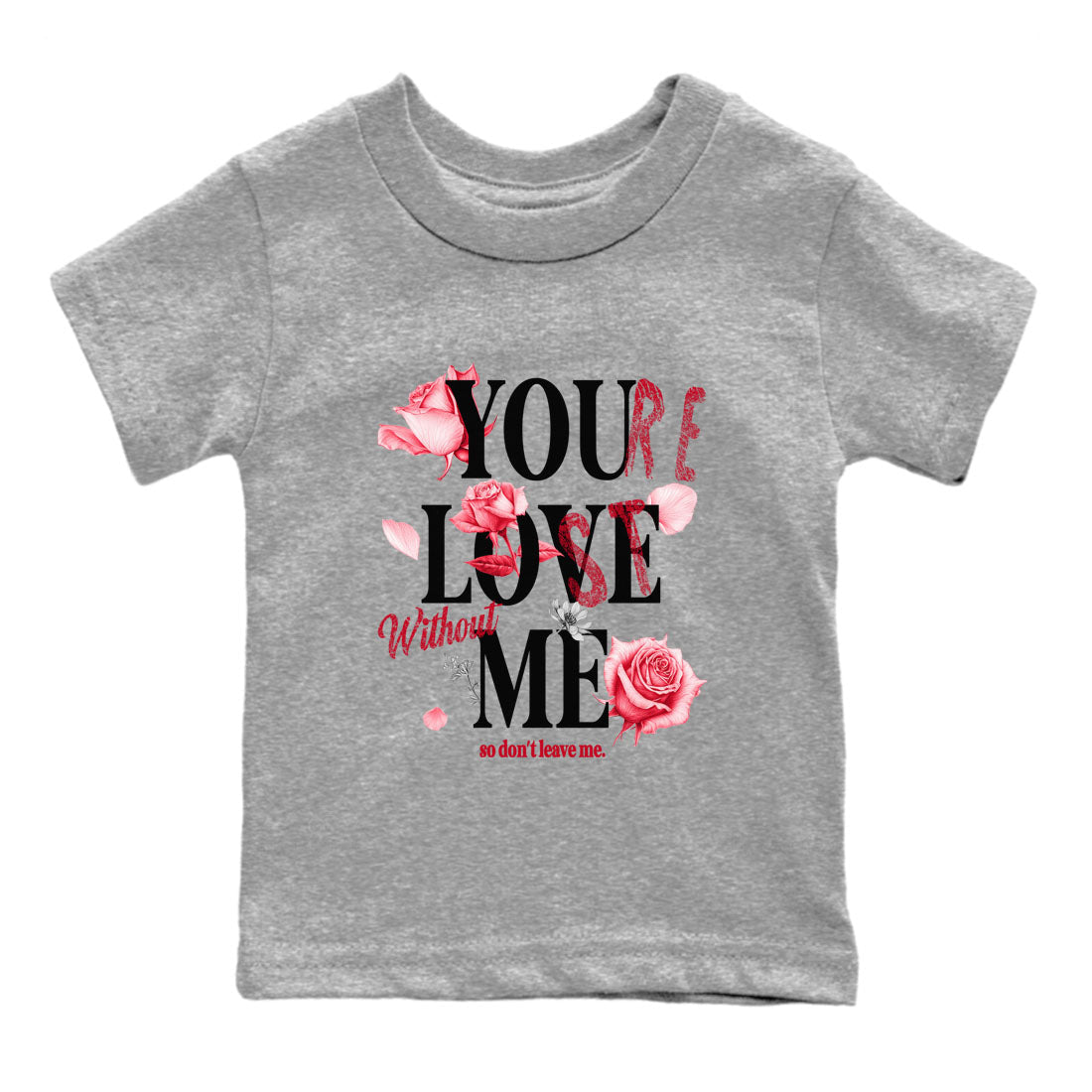 You Love Me snkmatch Tees Kids - Air Jordan 1 '85 Bred