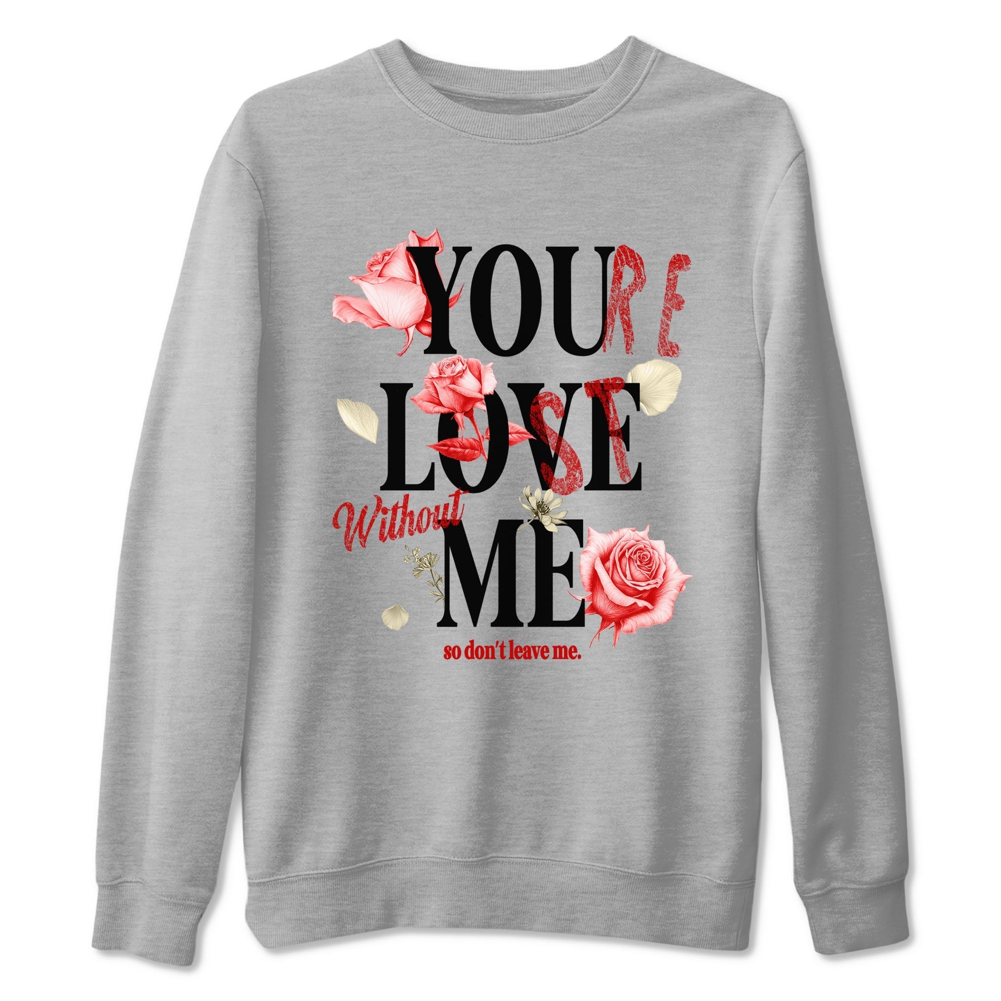 You Love Me snkmatch Tees - Air Jordan 1 Black Toe Reimagined