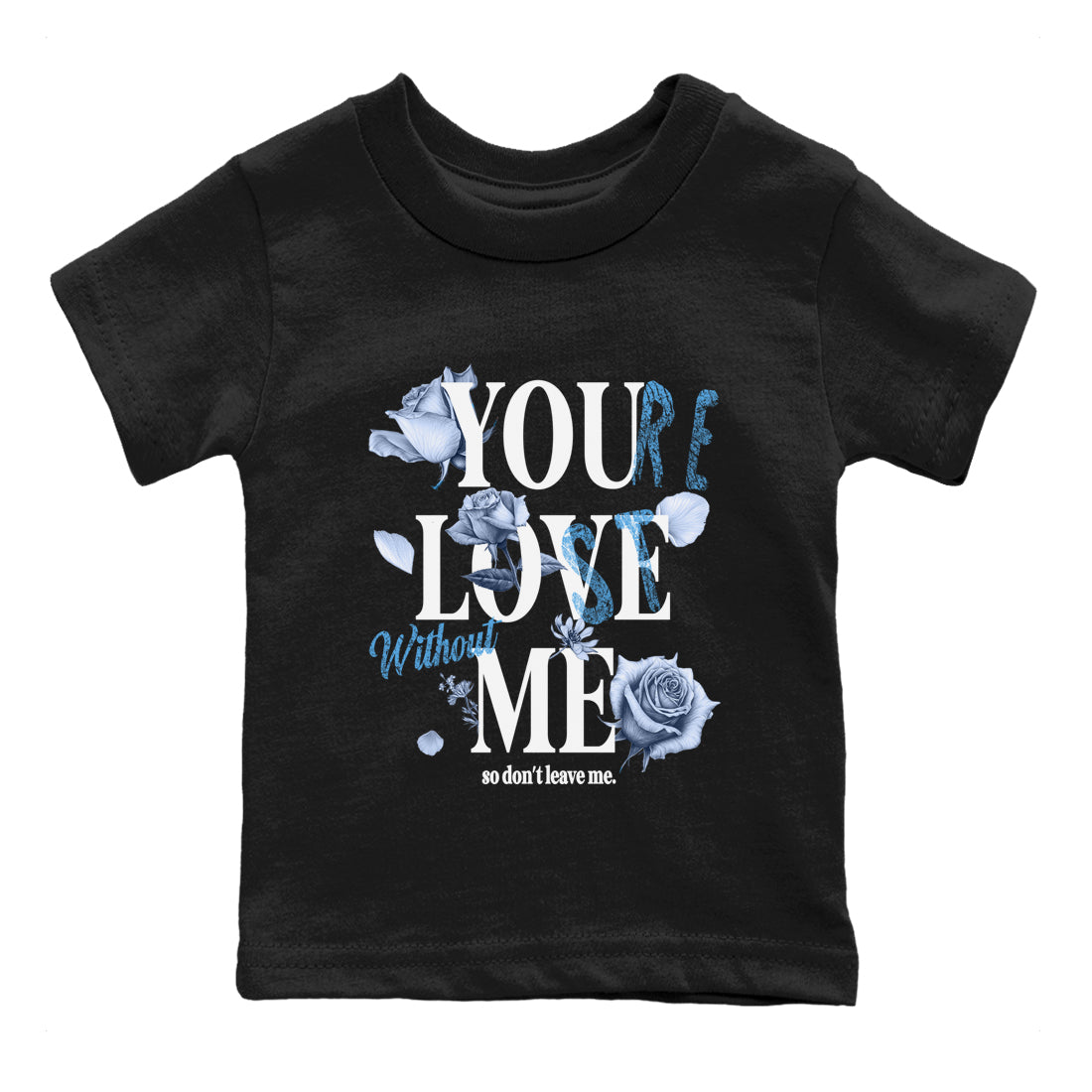 You Love Me snkmatch Tees Kids - Air Jordan 1 Obsidian