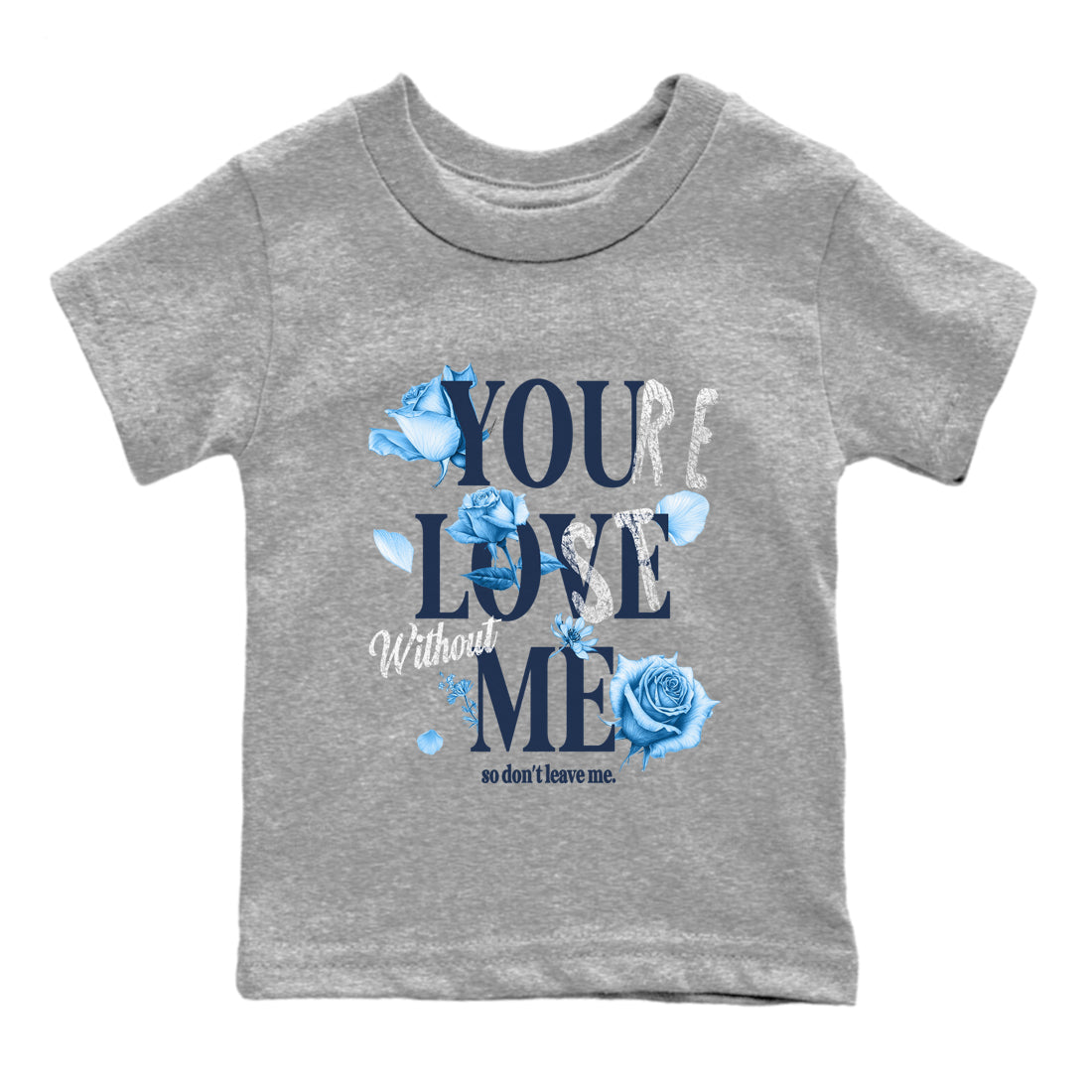 You Love Me snkmatch Tees Kids - Air Jordan 1 Obsidian