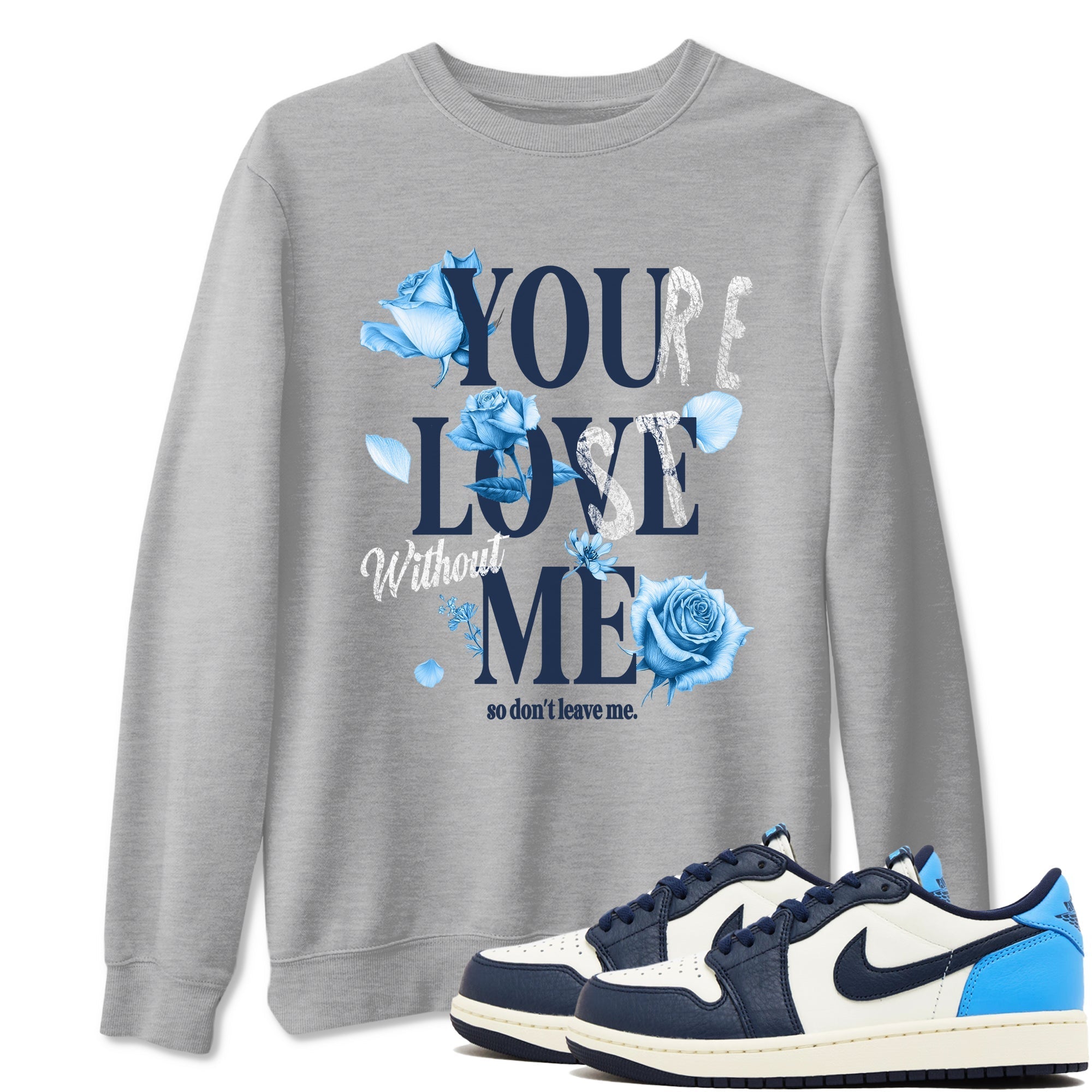 You Love Me snkmatch Tees - Air Jordan 1 Obsidian