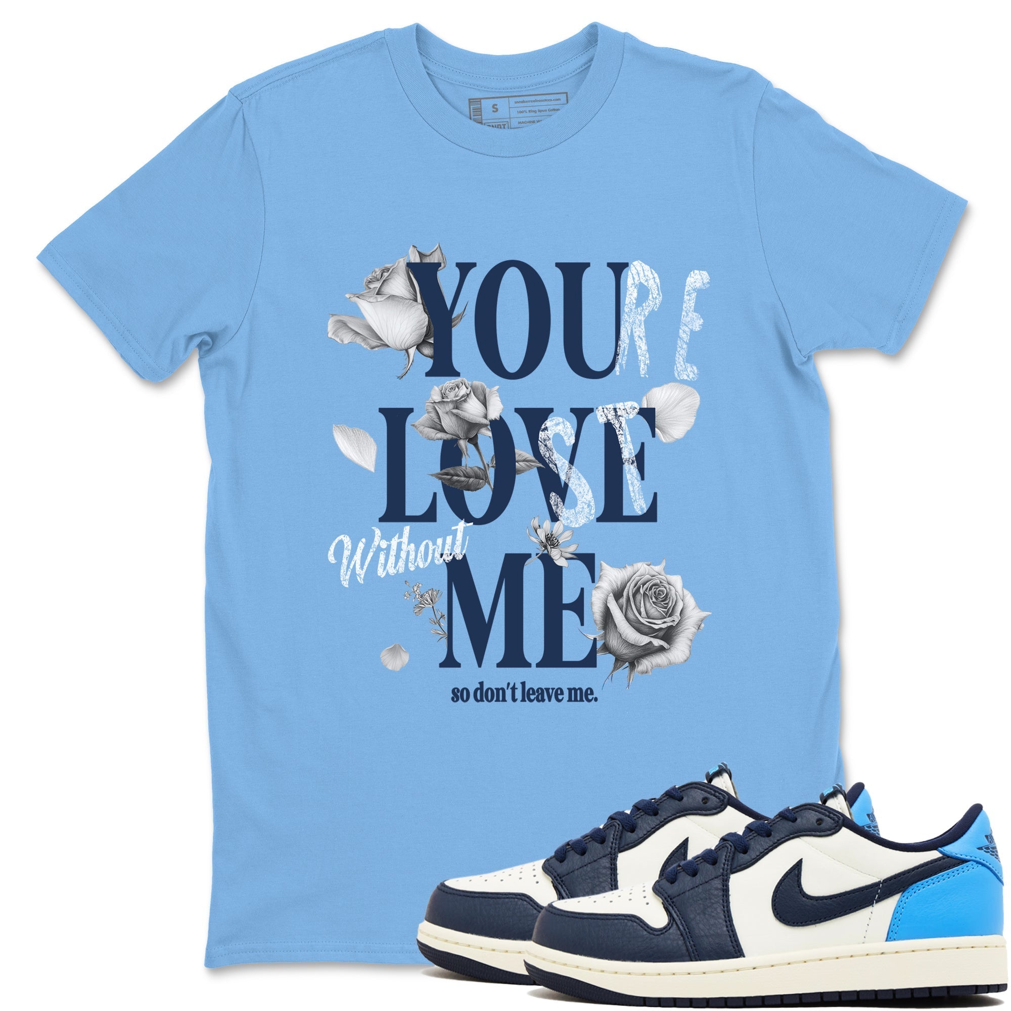 You Love Me snkmatch Tees - Air Jordan 1 Obsidian