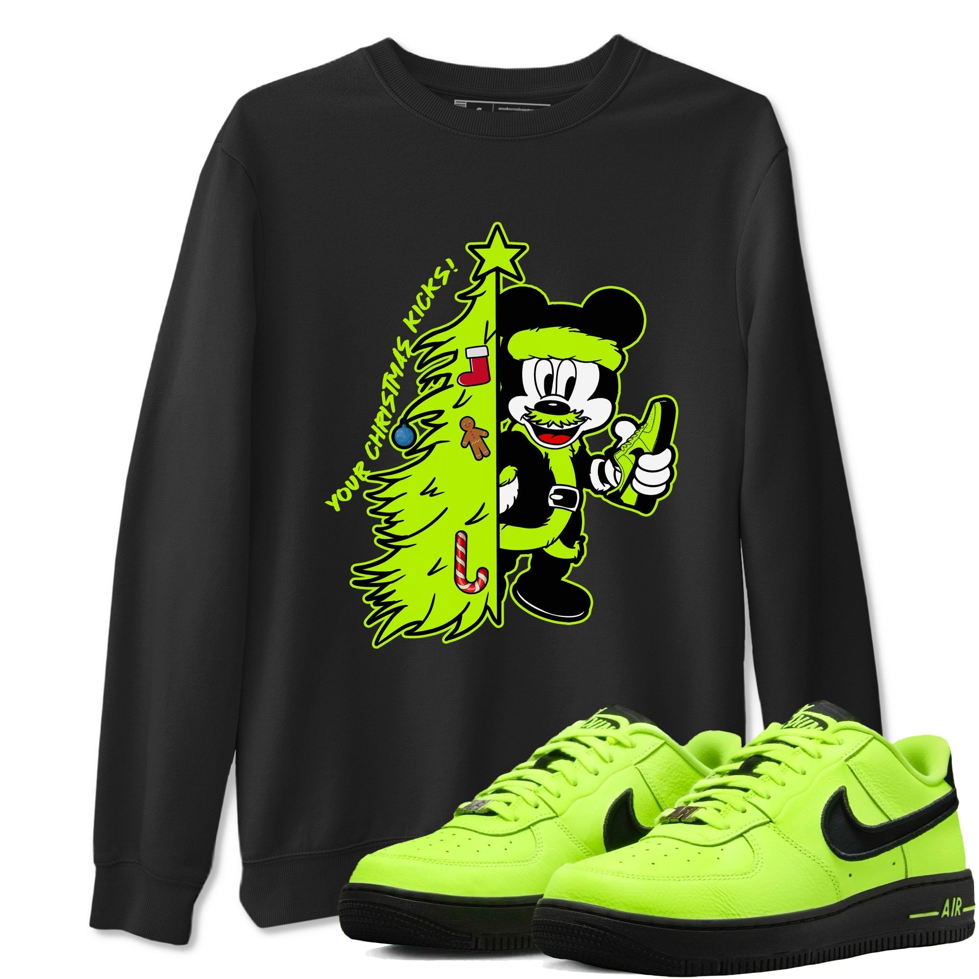 Your Christmas Kicks snkmatch Tees - Air Force 1 Volt