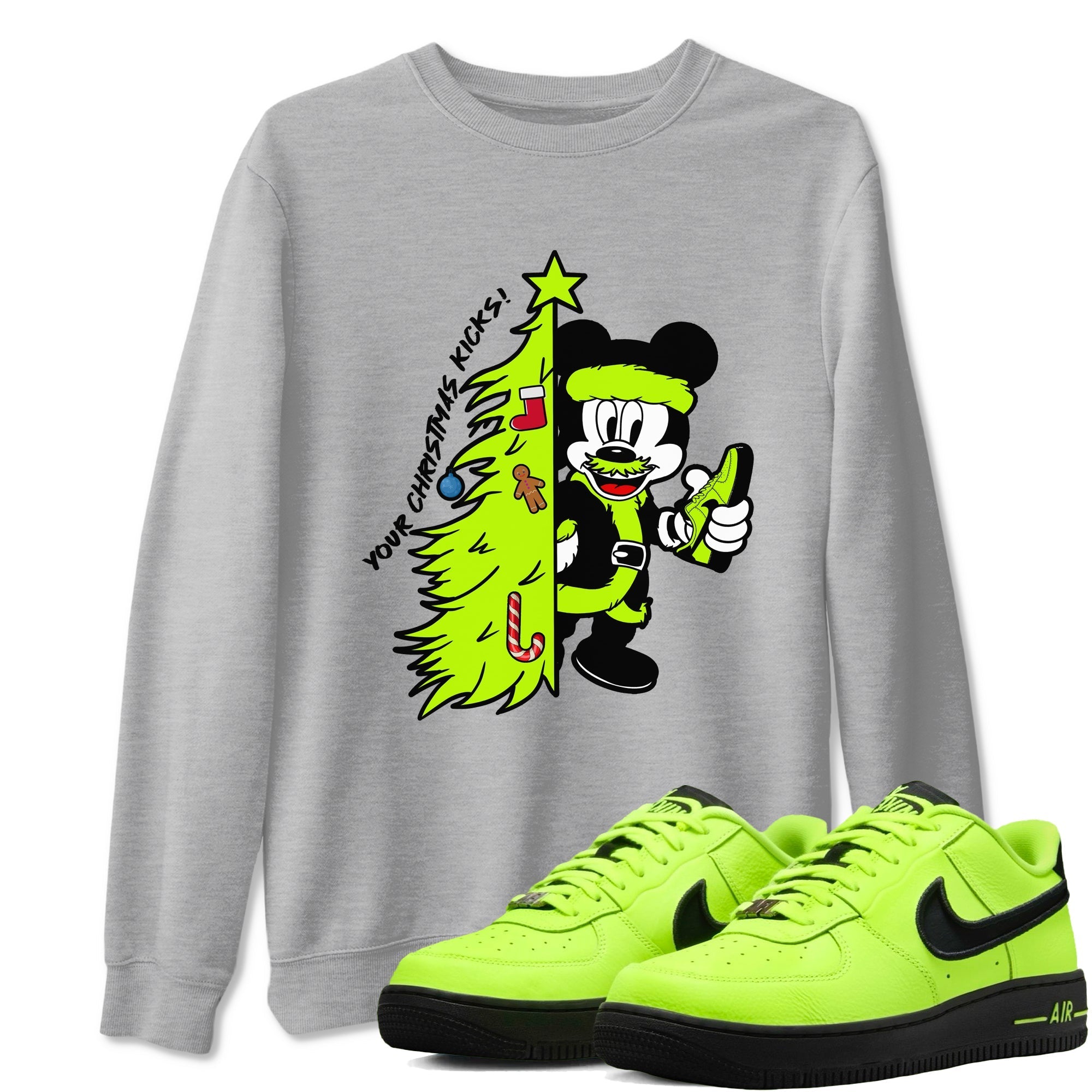 Your Christmas Kicks snkmatch Tees - Air Force 1 Volt