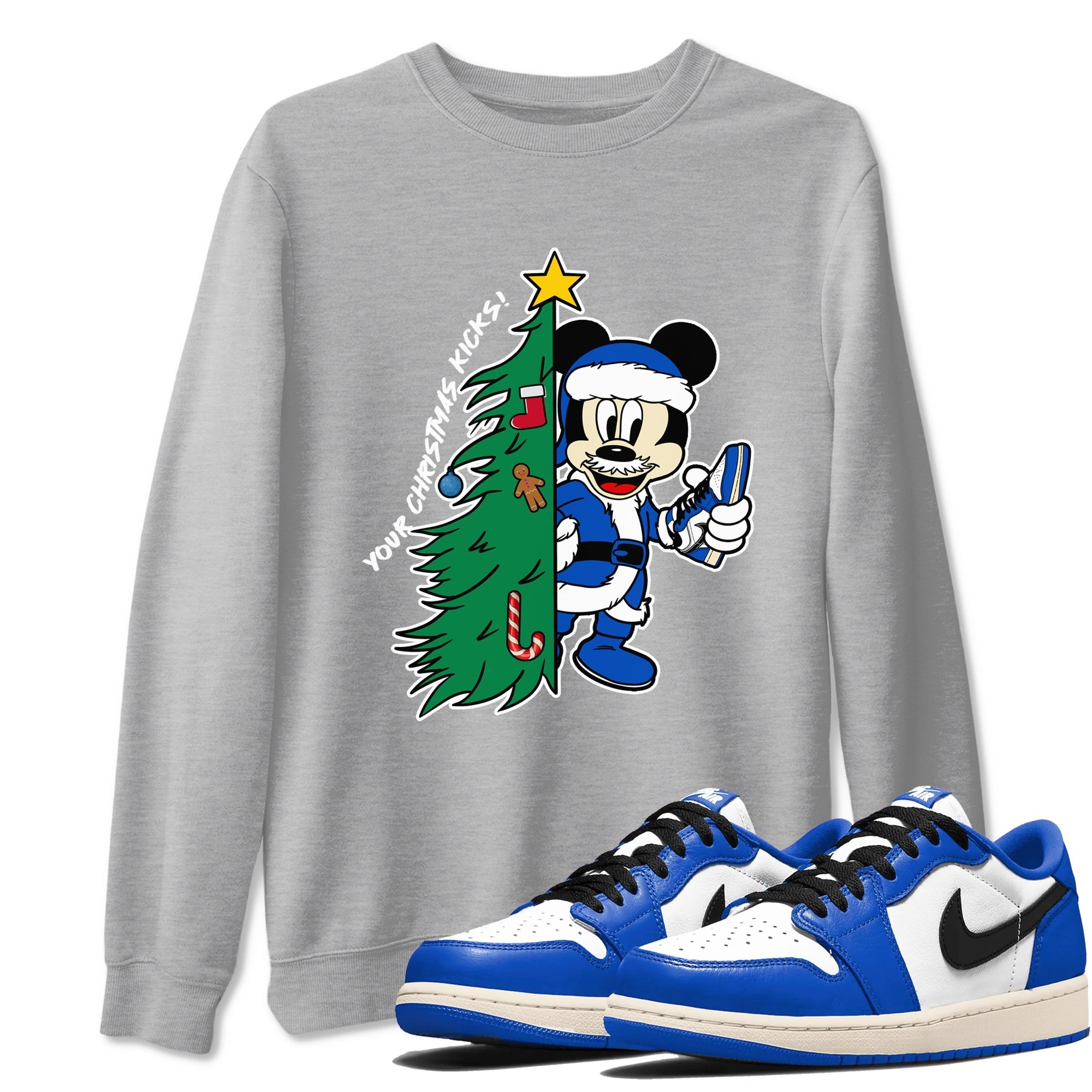 Your Christmas Kicks snkmatch Tees - Air Jordan 1 Game Royal