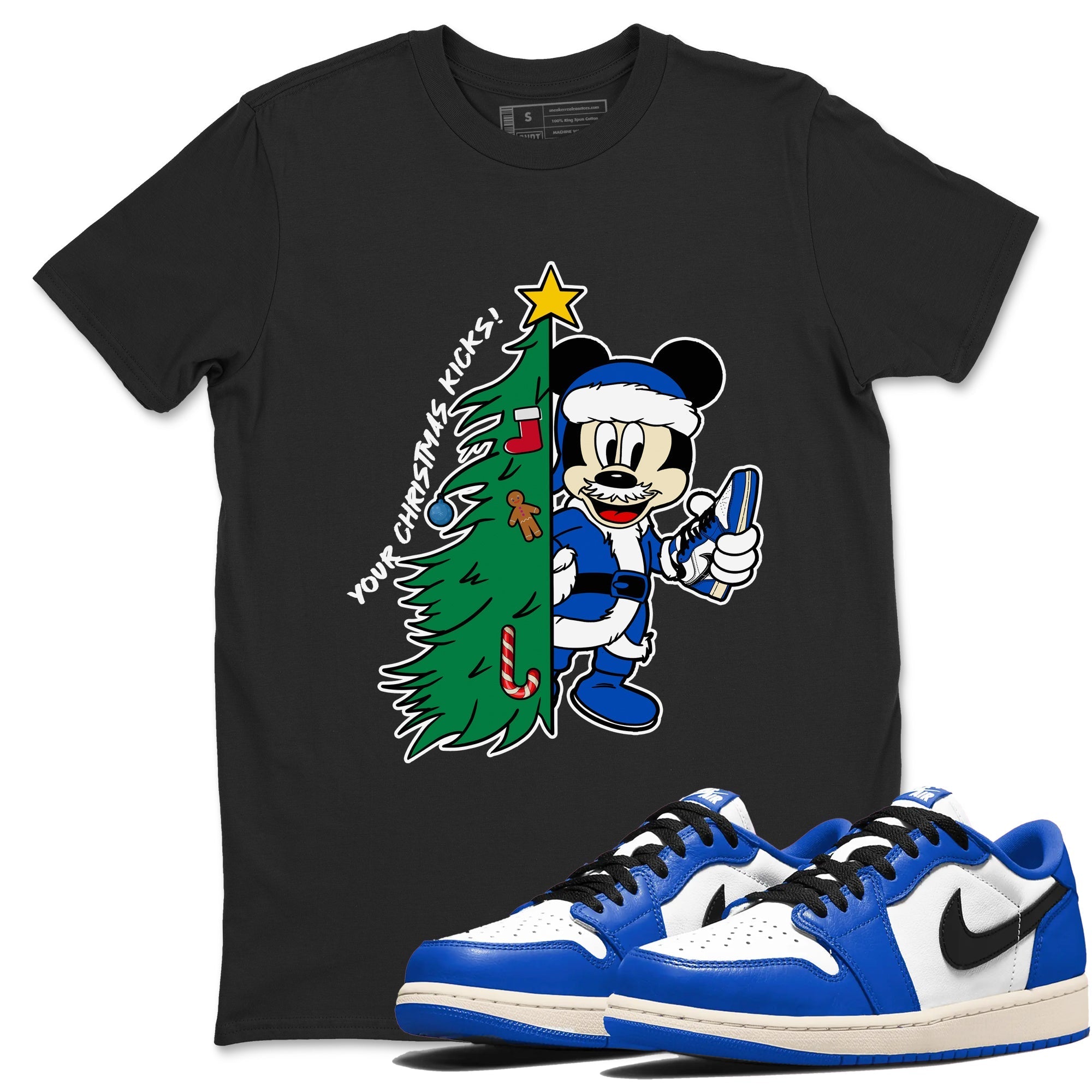 Your Christmas Kicks snkmatch Tees - Air Jordan 1 Game Royal