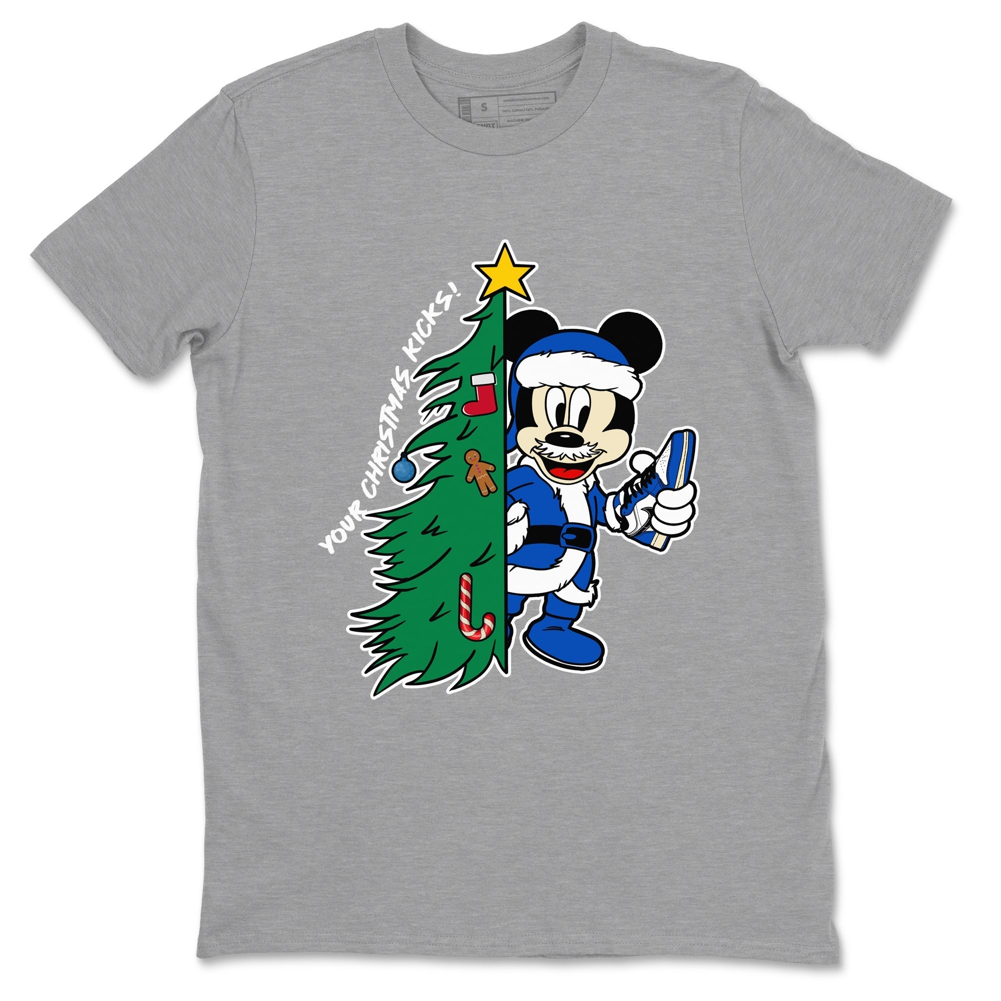Your Christmas Kicks snkmatch Tees - Air Jordan 1 Game Royal