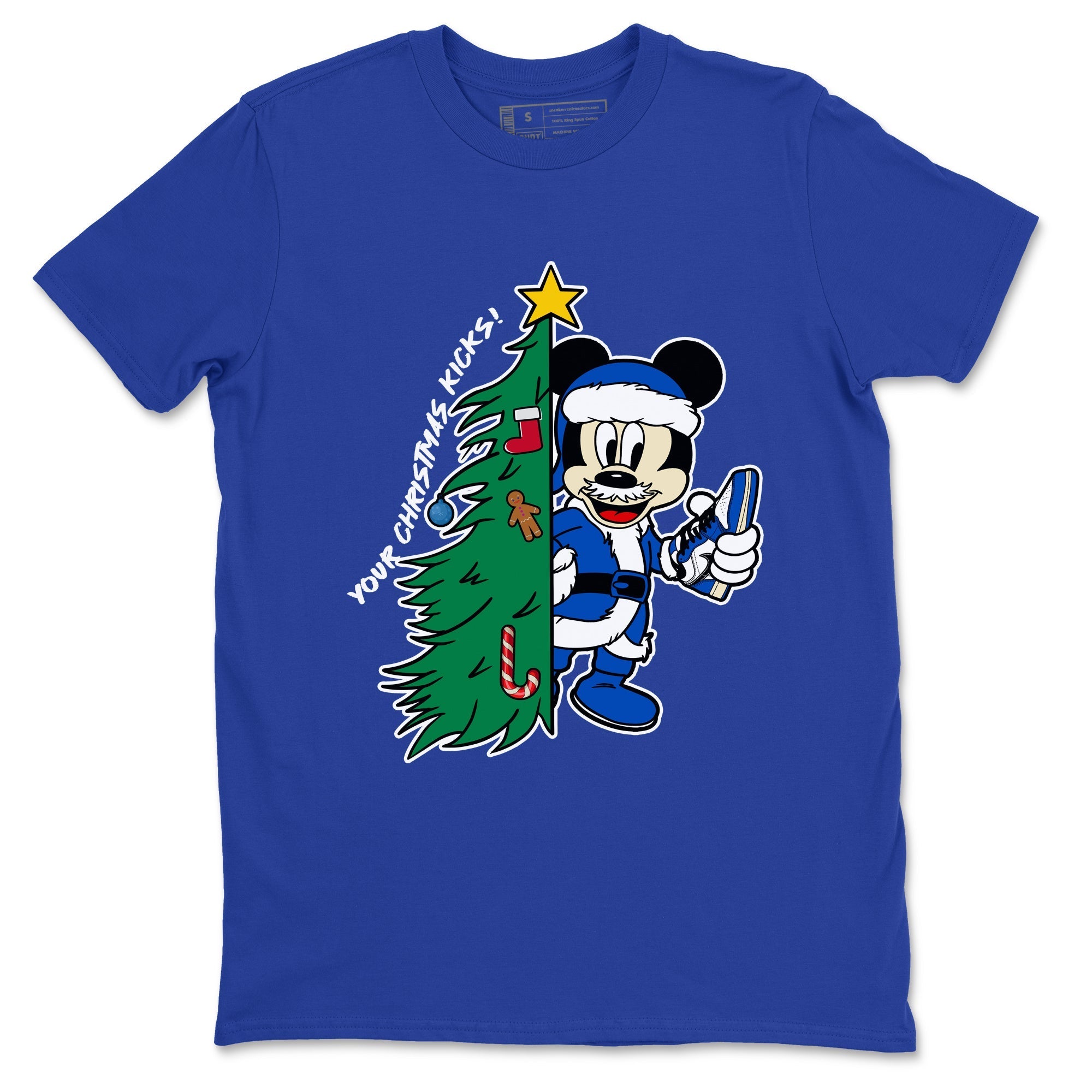 Your Christmas Kicks snkmatch Tees - Air Jordan 1 Game Royal