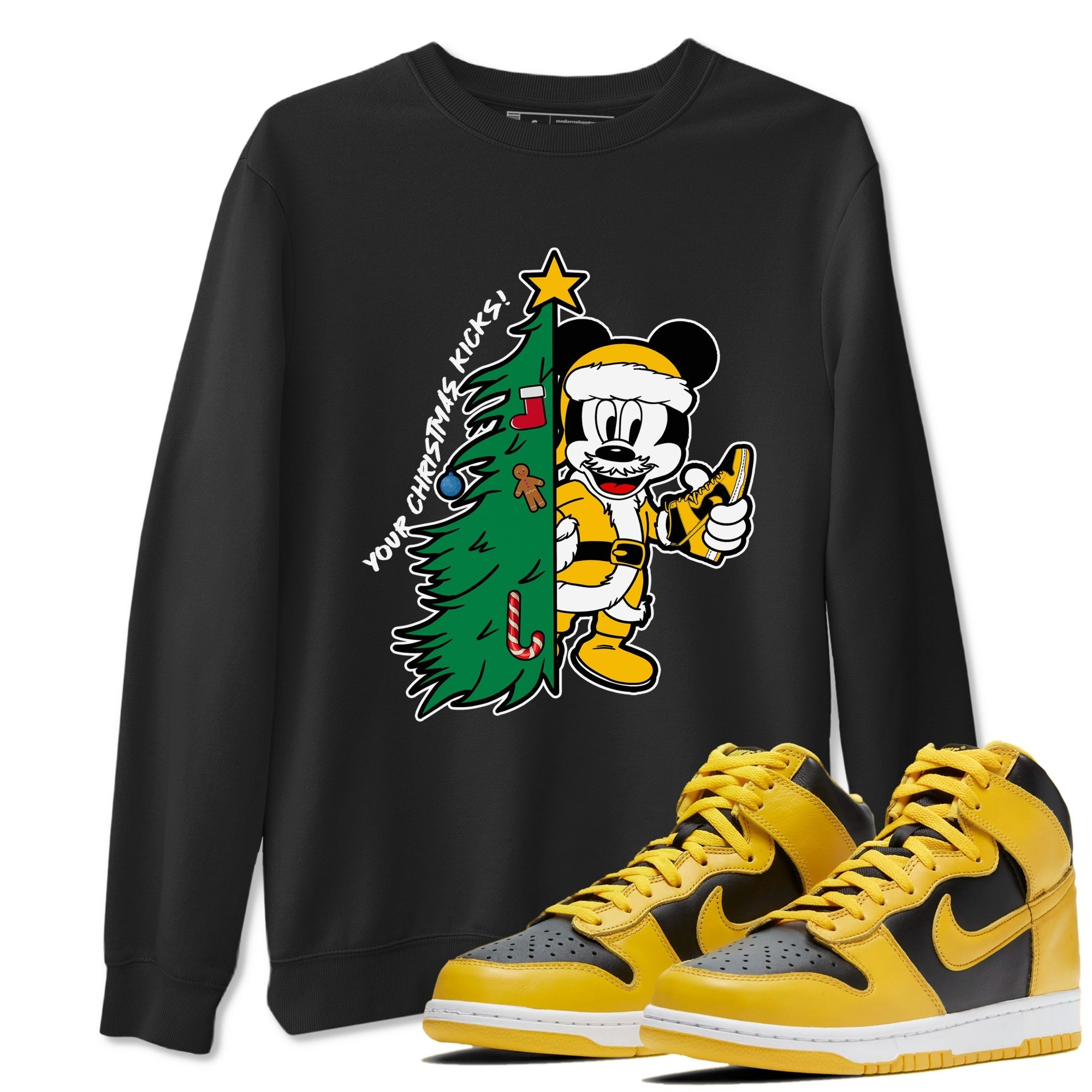 Your Christmas Kicks snkmatch Tees - Dunk High Pollen