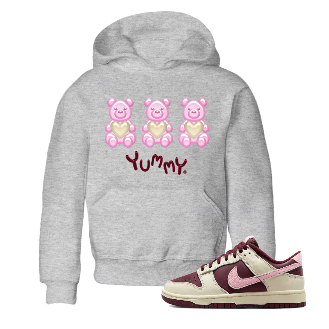 Yummy Bear Kids Tops - Dunk Valentines Day