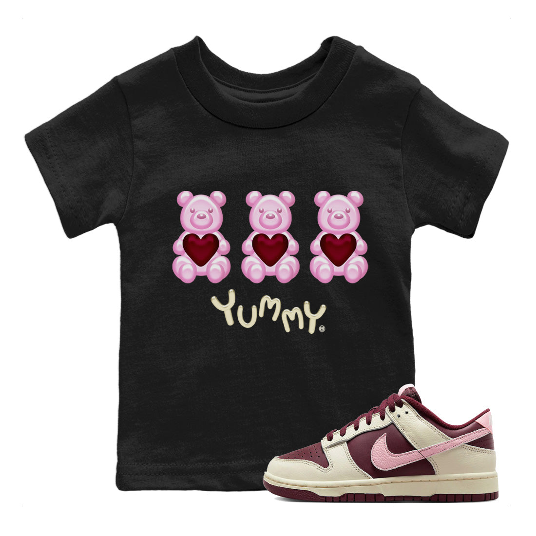 Yummy Bear Kids Tops - Dunk Valentines Day