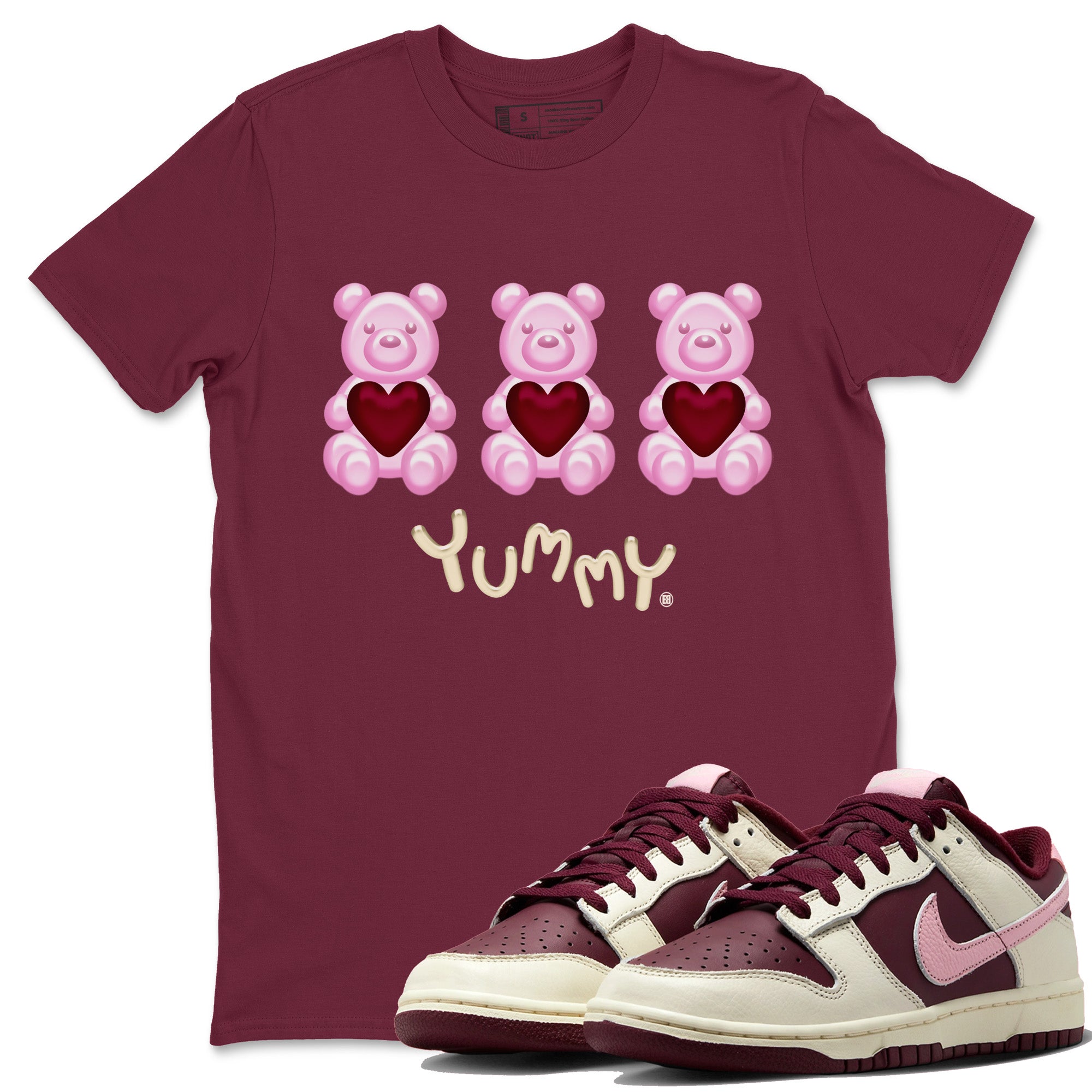 Yummy Bear Unisex Tops - Dunk Valentines Day