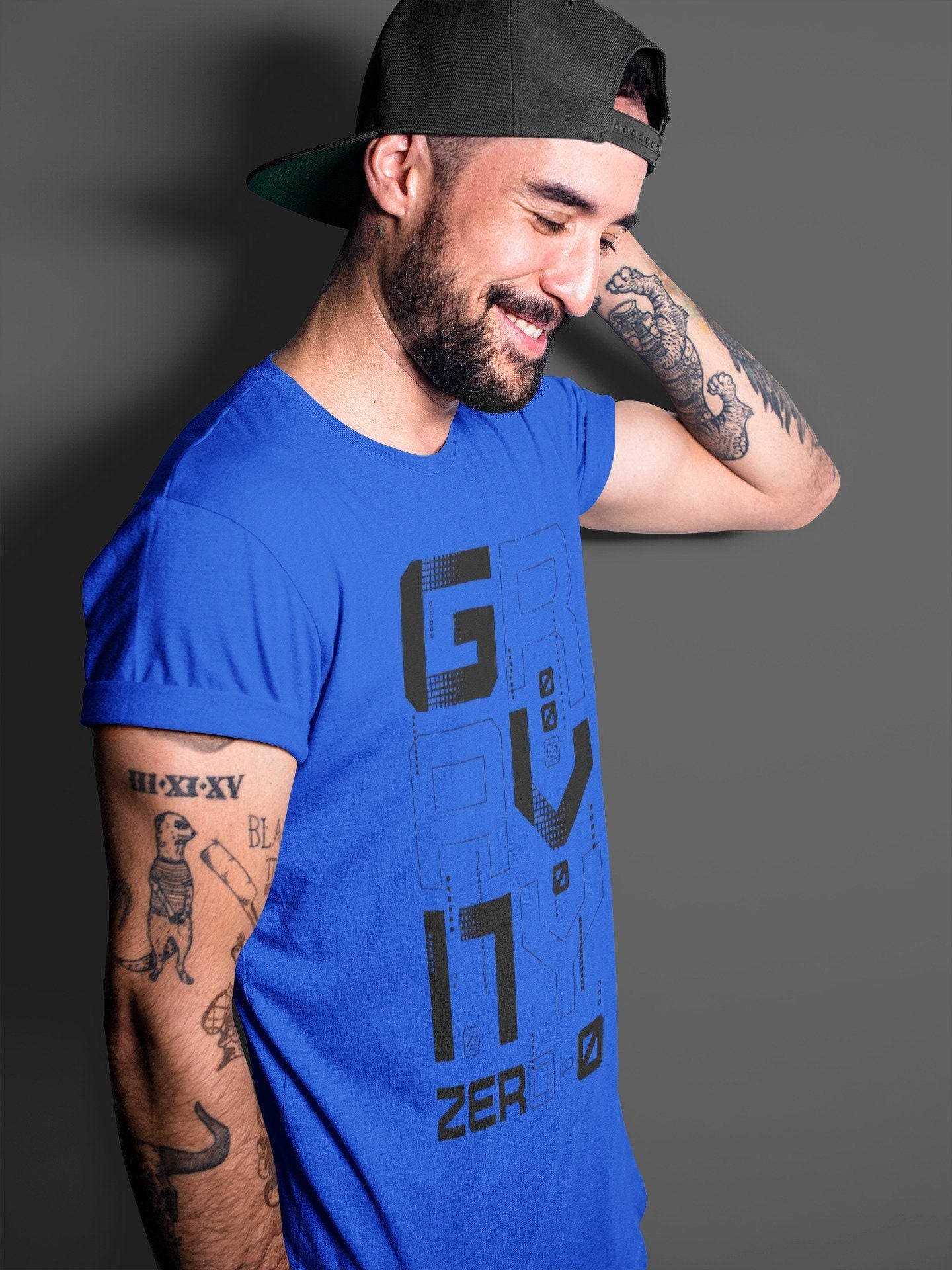 Zero Gravity Unisex Tops - Air Jordan 1 Royal Black