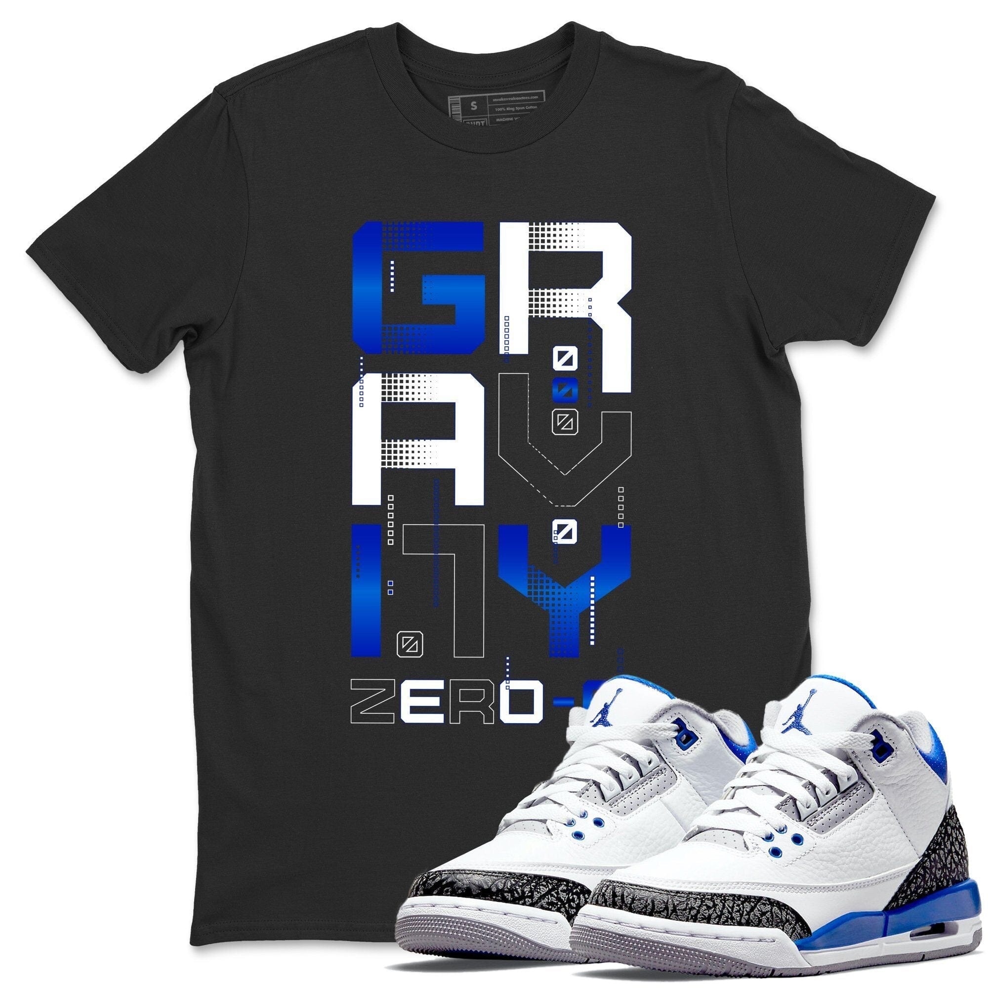Zero Gravity Unisex Tops - Air Jordan 3 Racer Blue