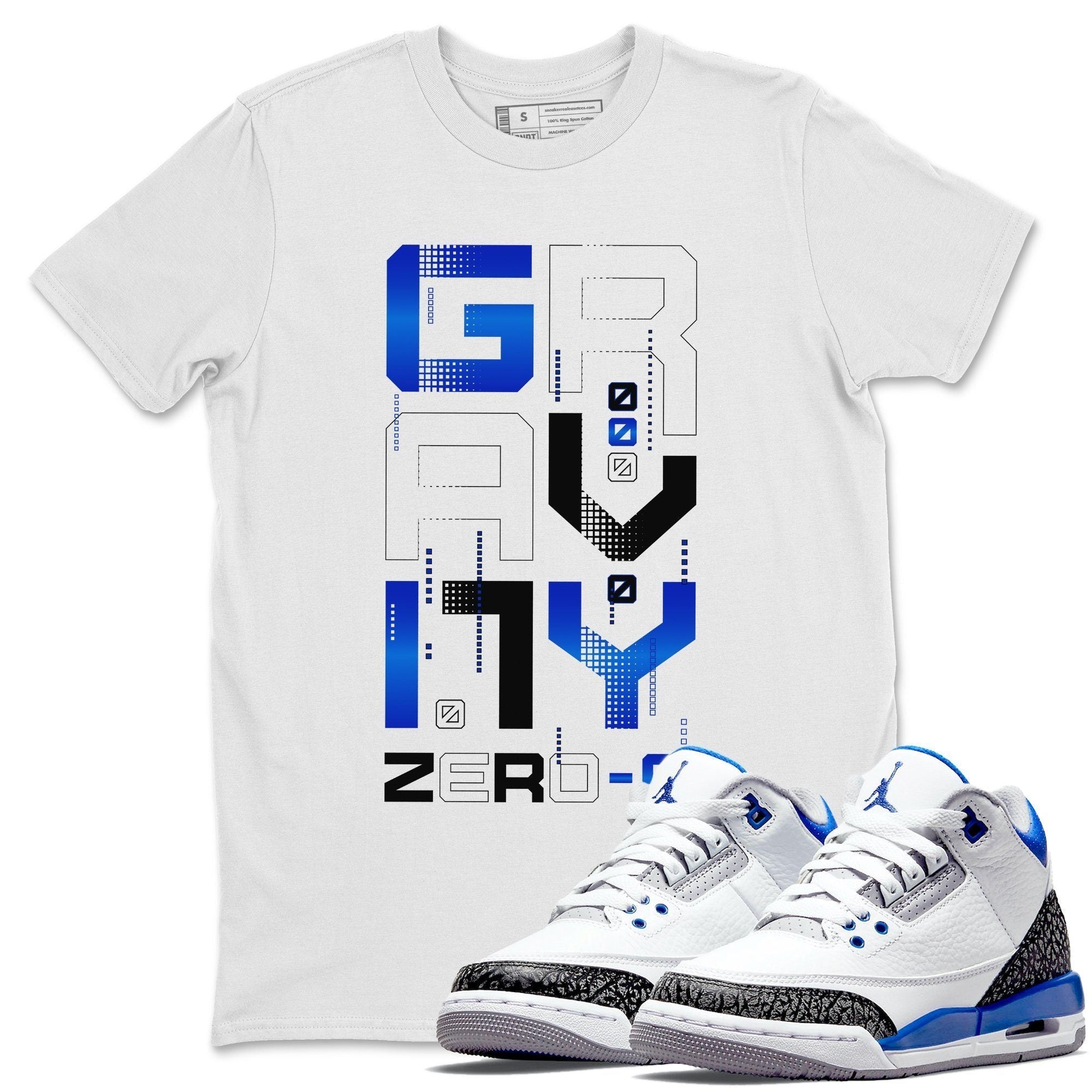 Zero Gravity Unisex Tops - Air Jordan 3 Racer Blue